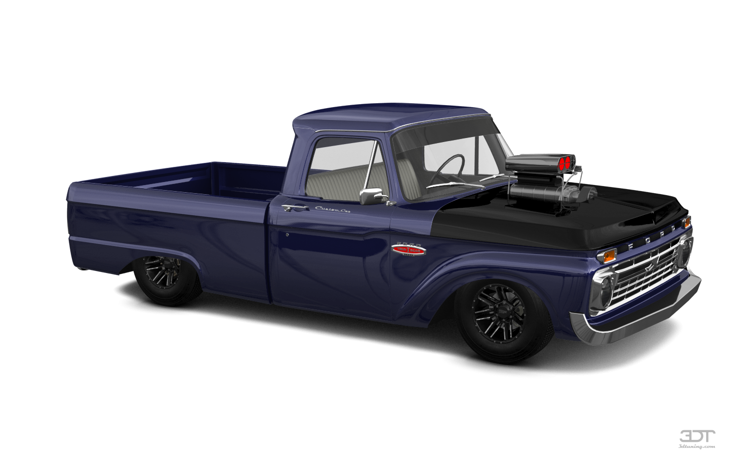 Ford F-100 Custom Cab 2 Door pickup truck 1966