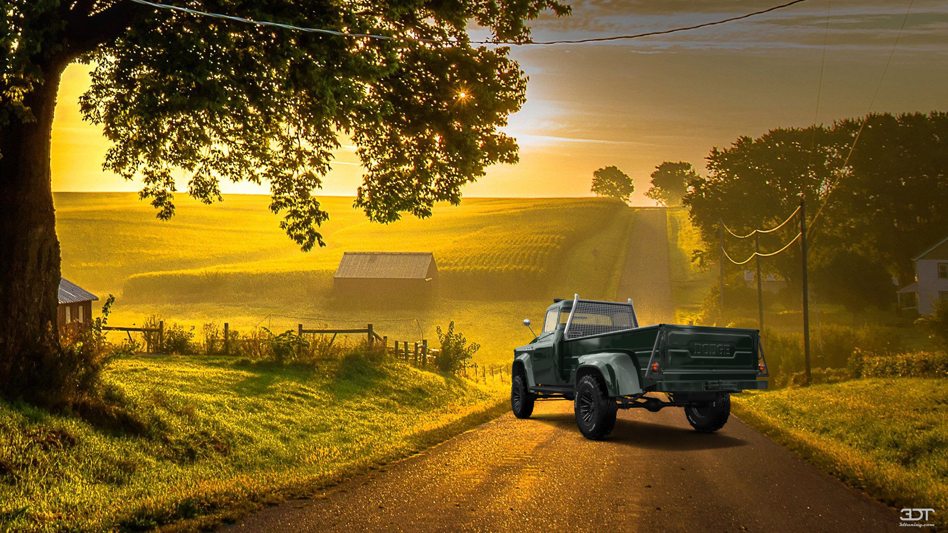 Dodge Power Wagon W300 2 Door pickup truck 1958