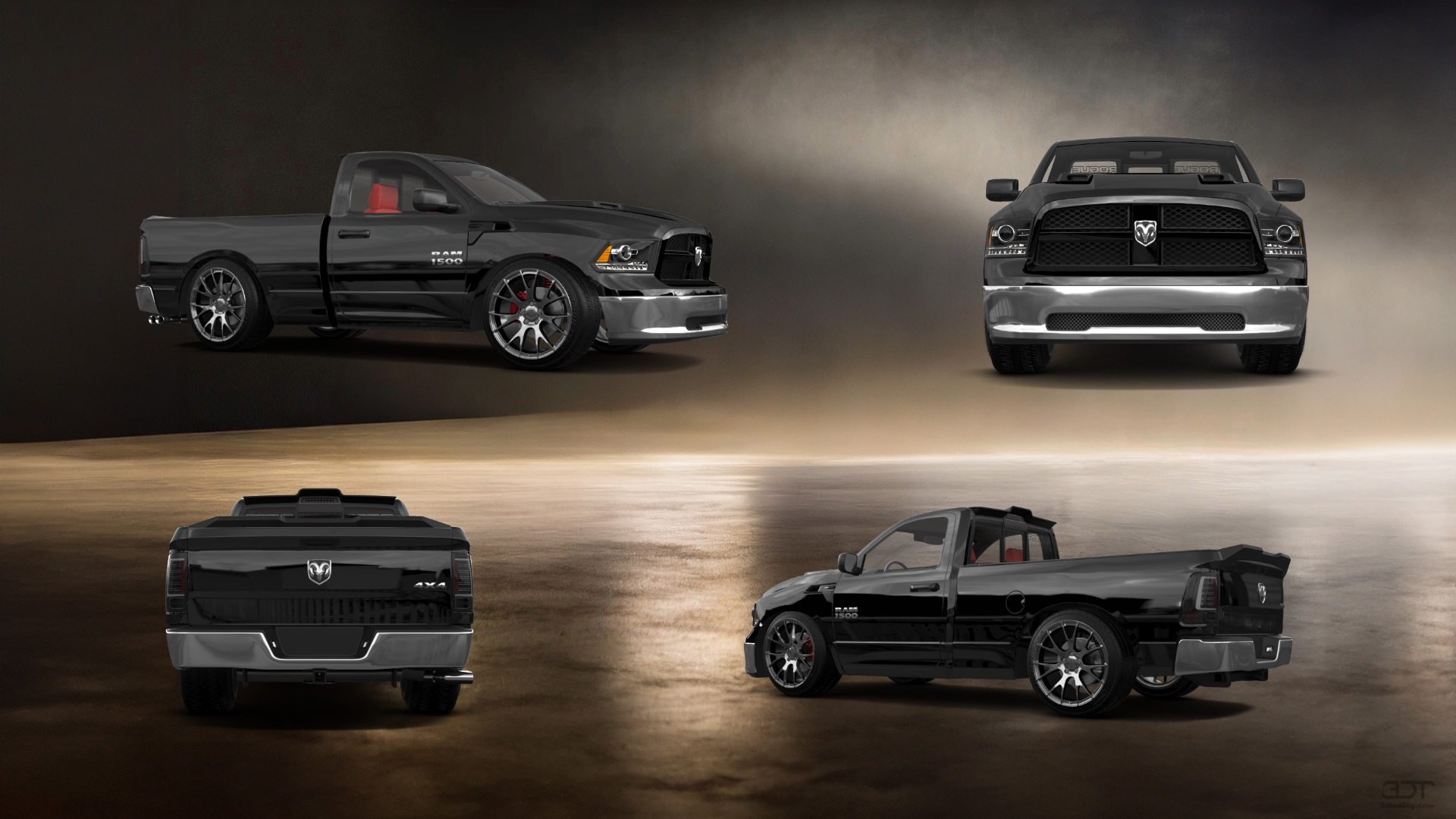 Dodge Ram 1500 6.4' box Regular Cab 2 Door pickup truck 2009 tuning