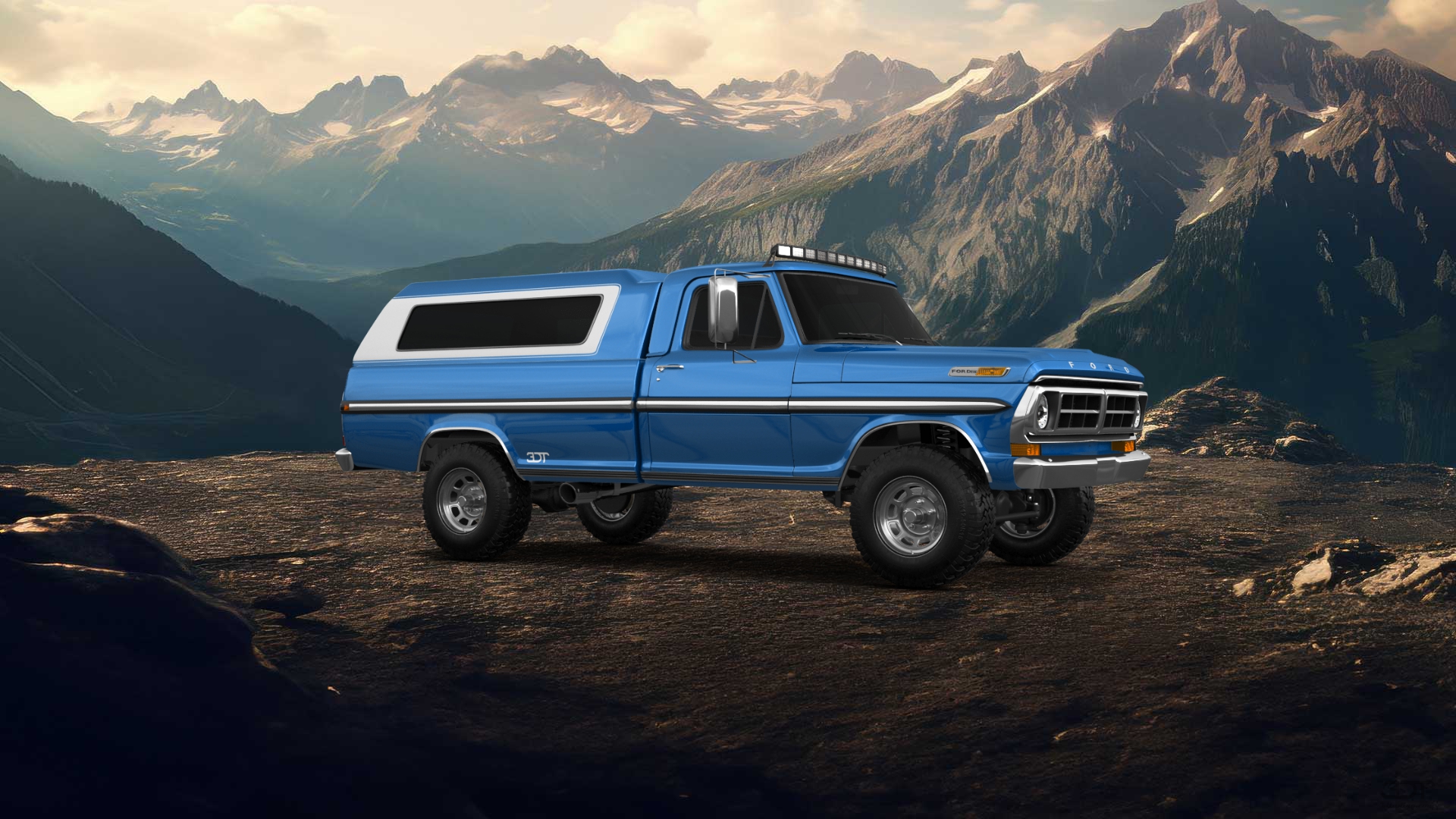 Ford F-250 2 Door pickup truck 1971