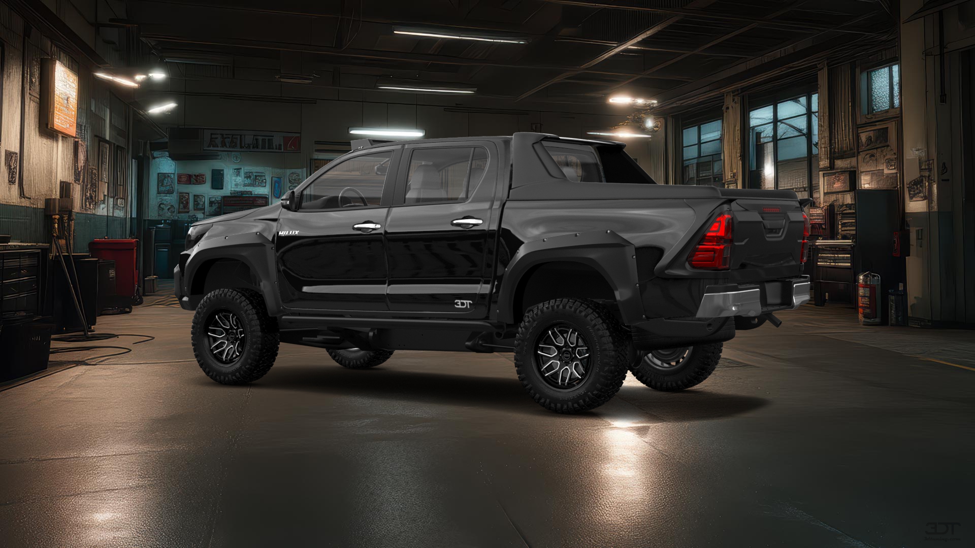 Toyota Hilux Double Cab 4 Door pickup truck 2015 tuning