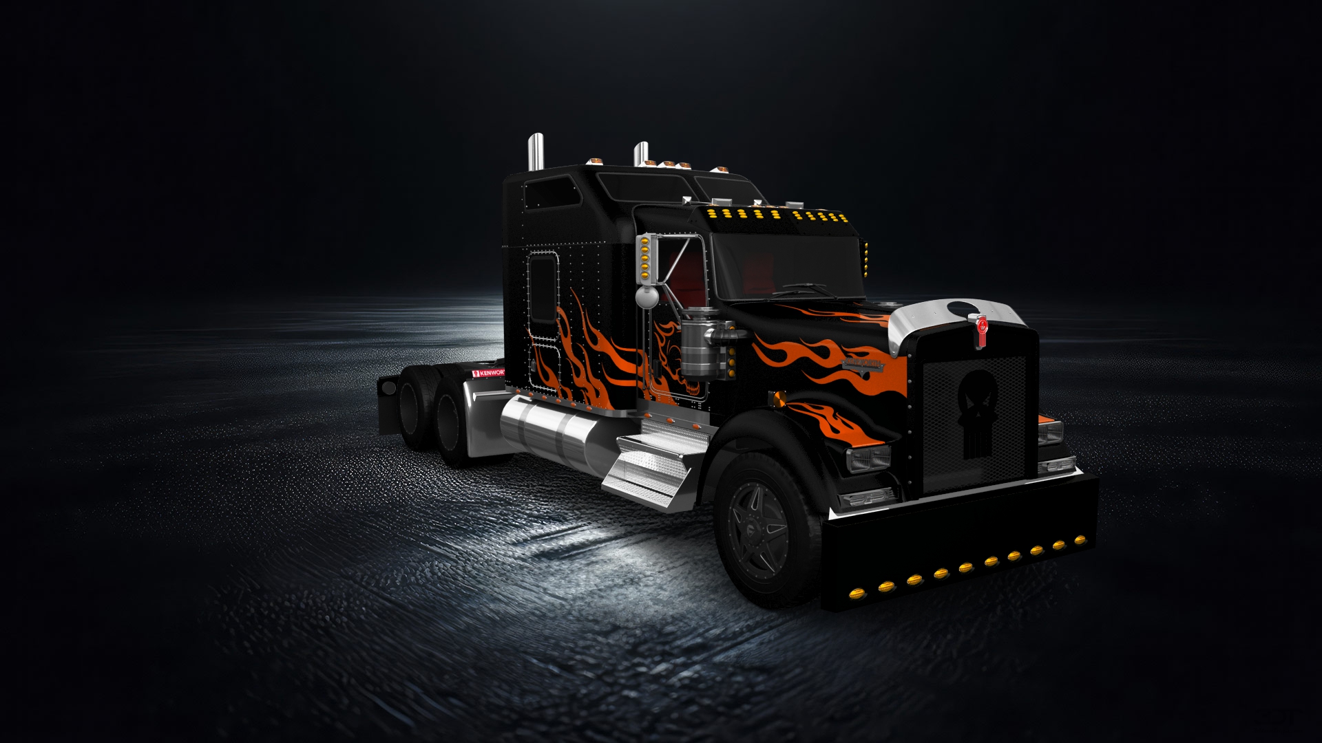Kenworth W900 Sleeper Cab Truck 2015 tuning