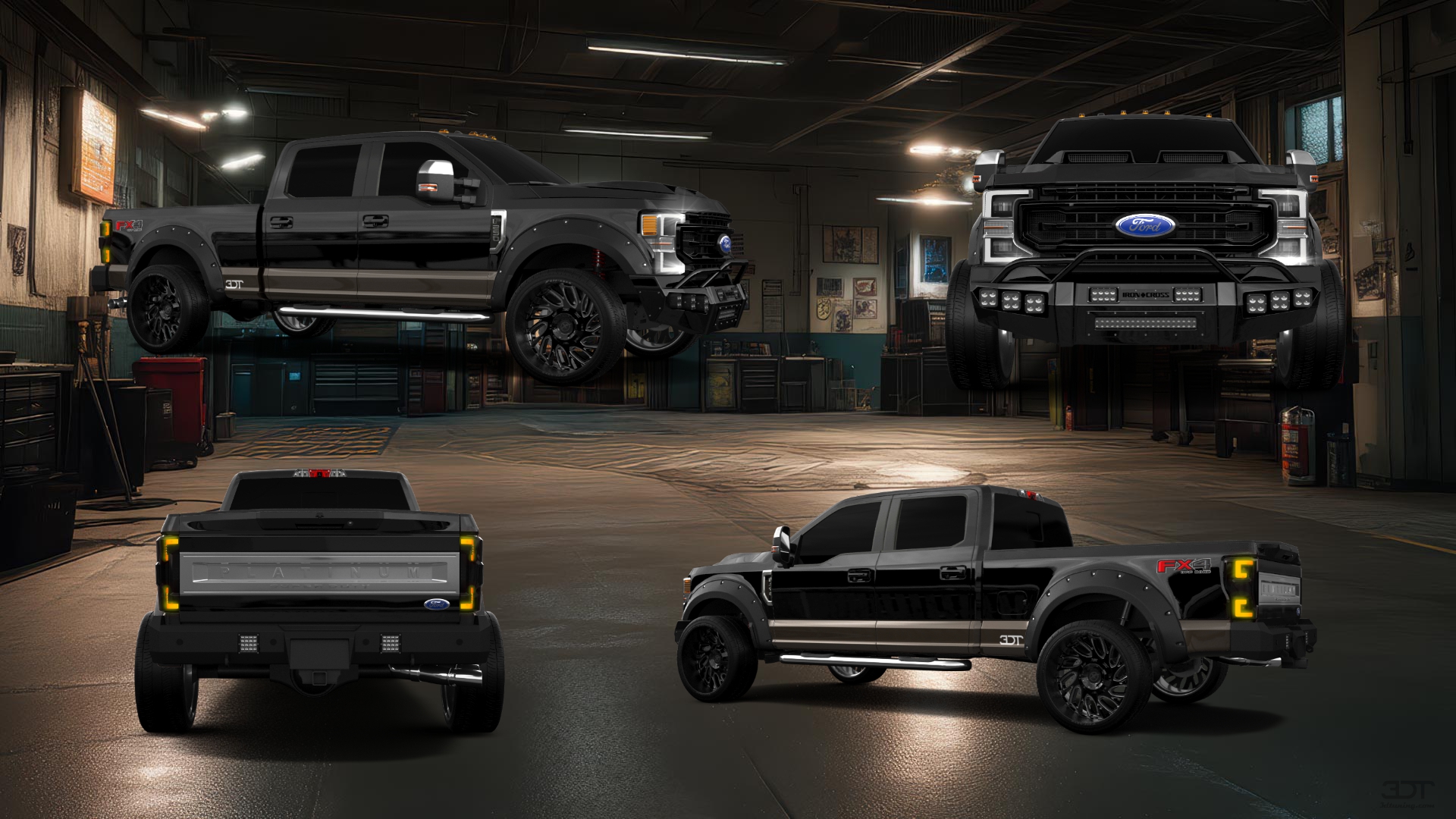 Ford F-250 4 Door pickup truck 2021 tuning