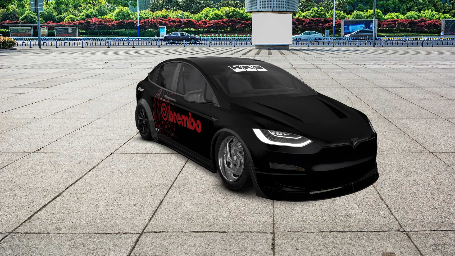 Tesla Model X 5 Door SUV 2024 tuning