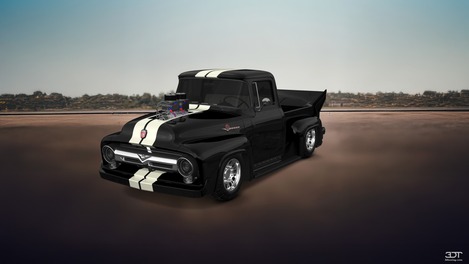 Ford F-100 2 Door truck 1956 tuning