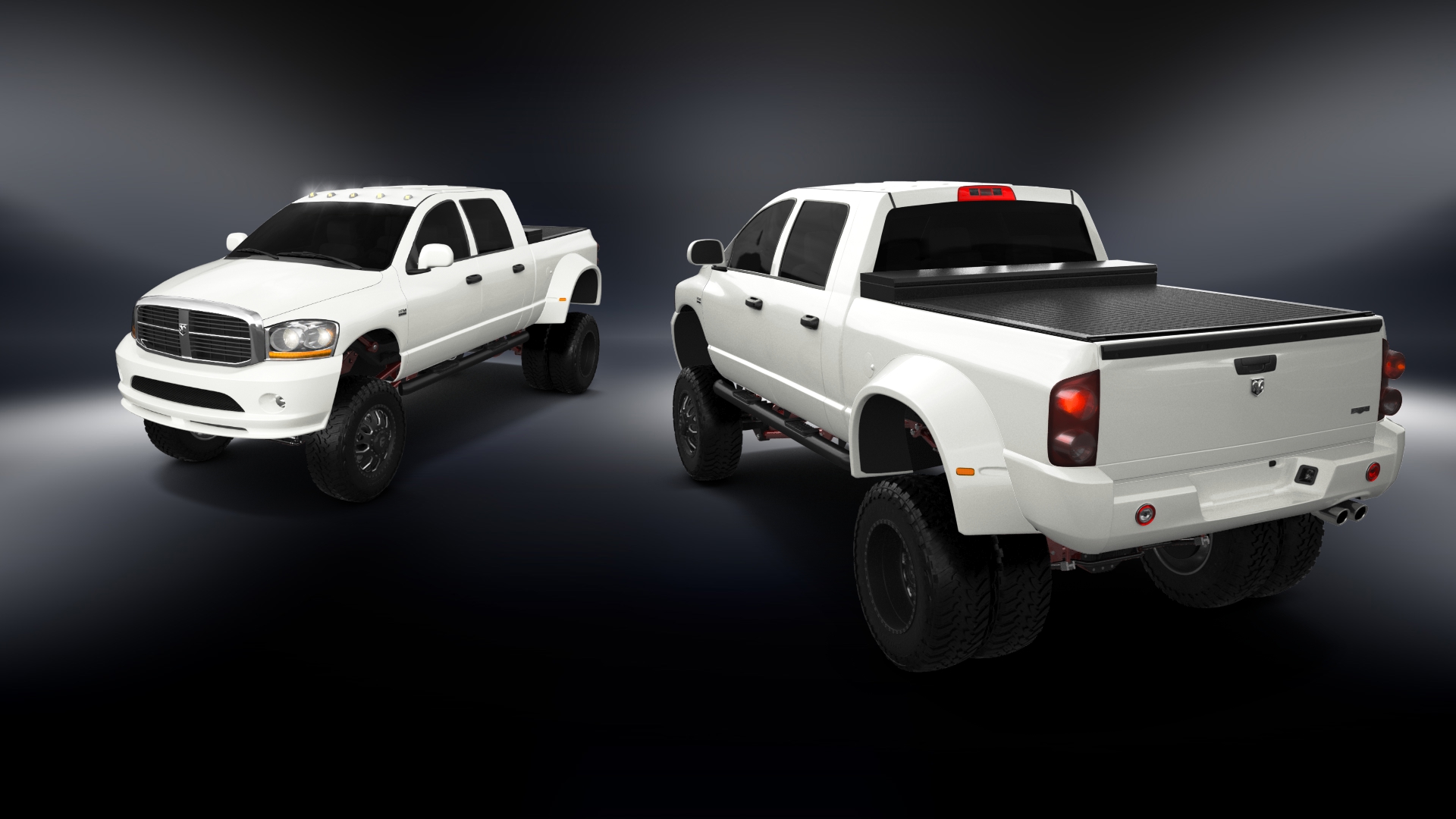 Dodge Ram 3500 Dually 4 Door pickup truck 2007