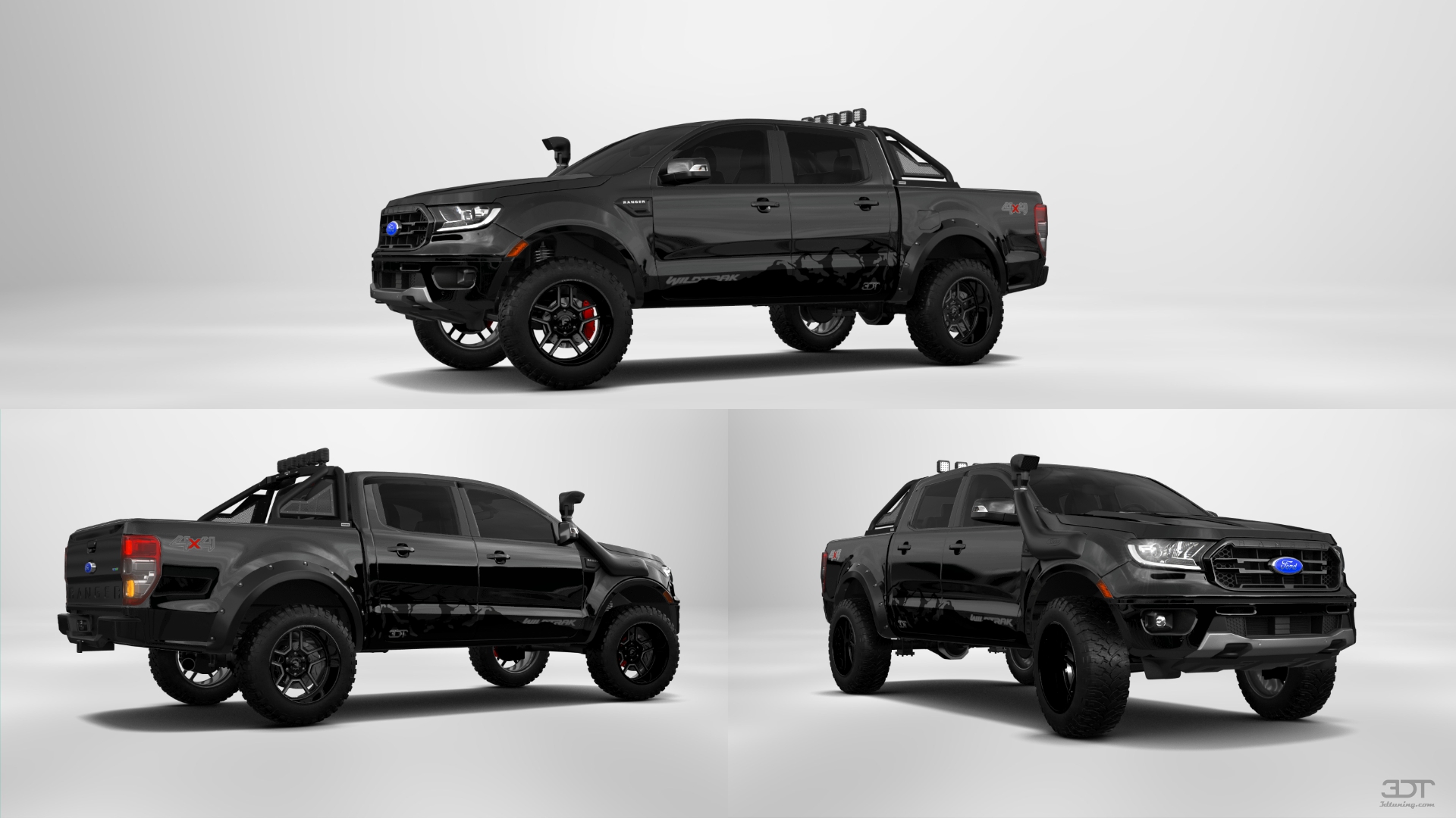 Ford Ranger 4 Door pickup truck 2019 tuning