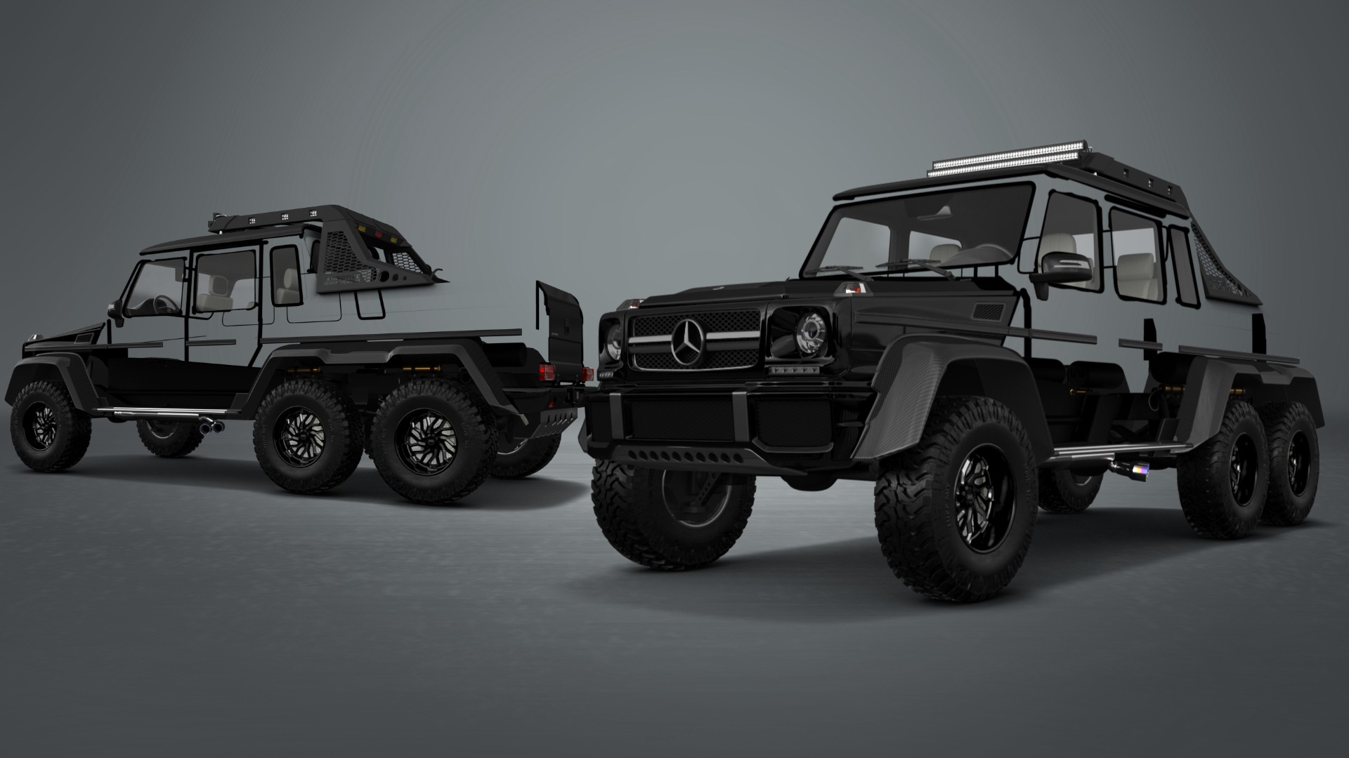 Mercedes G 63 AMG 6x6 4 Door pickup truck 2013