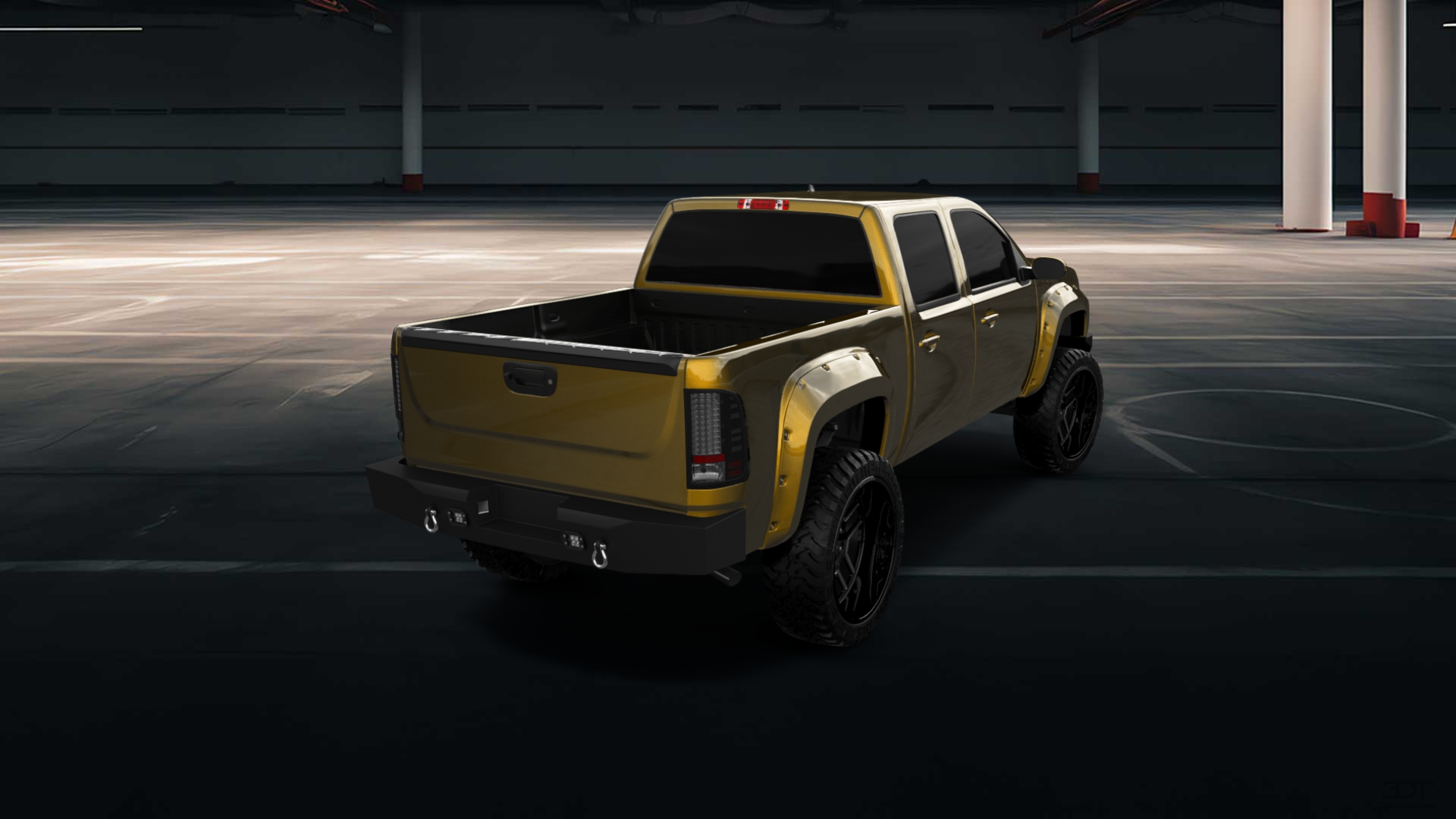GMC Sierra 1500 Crew Cab 5.8 ft box 4 Door pickup truck 2007