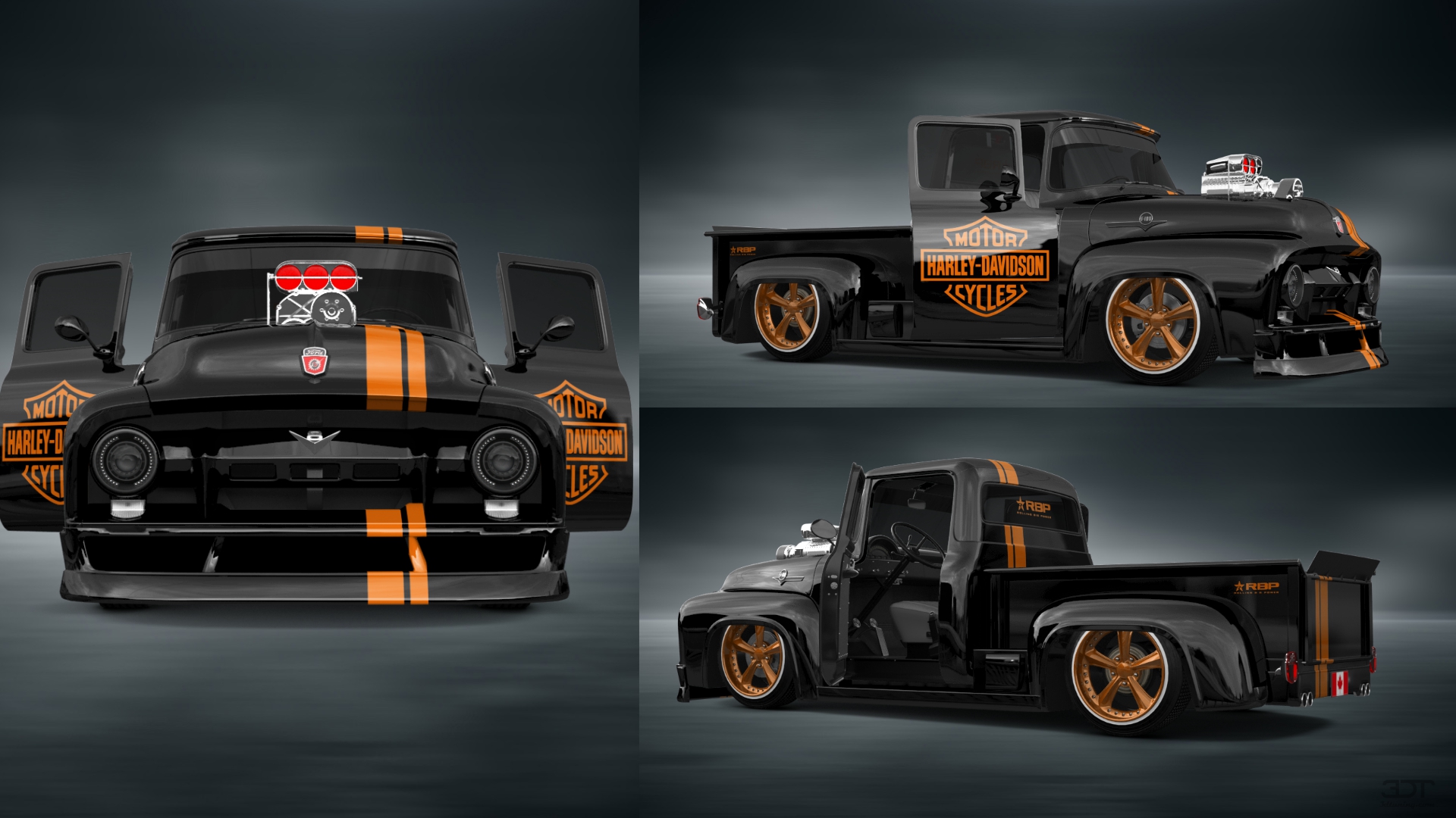 Ford F-100 2 Door truck 1956