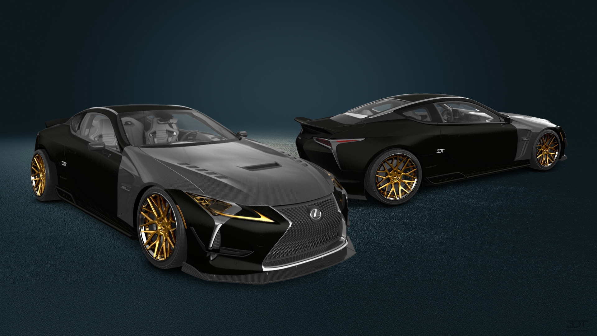 Lexus LC500 2 door fastback coupe 2017 tuning