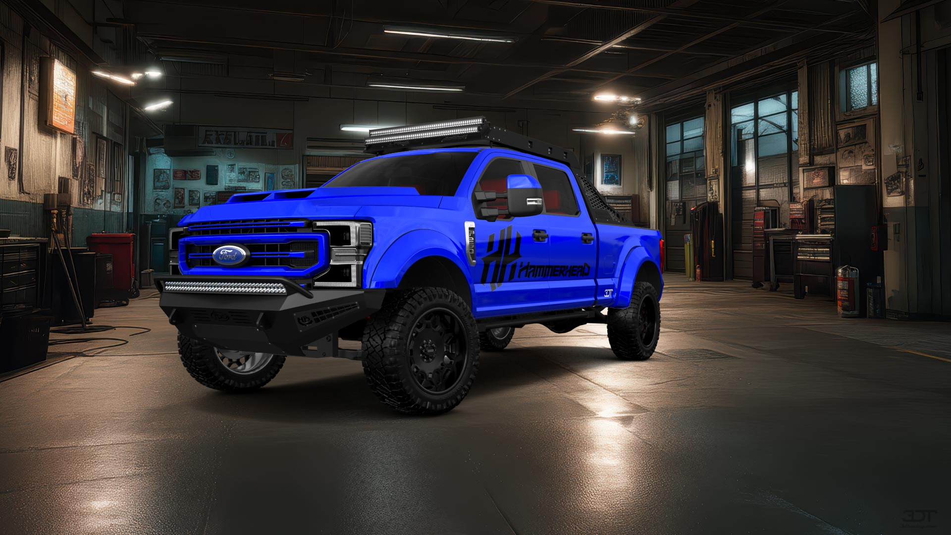 Ford F-250 4 Door pickup truck 2021 tuning