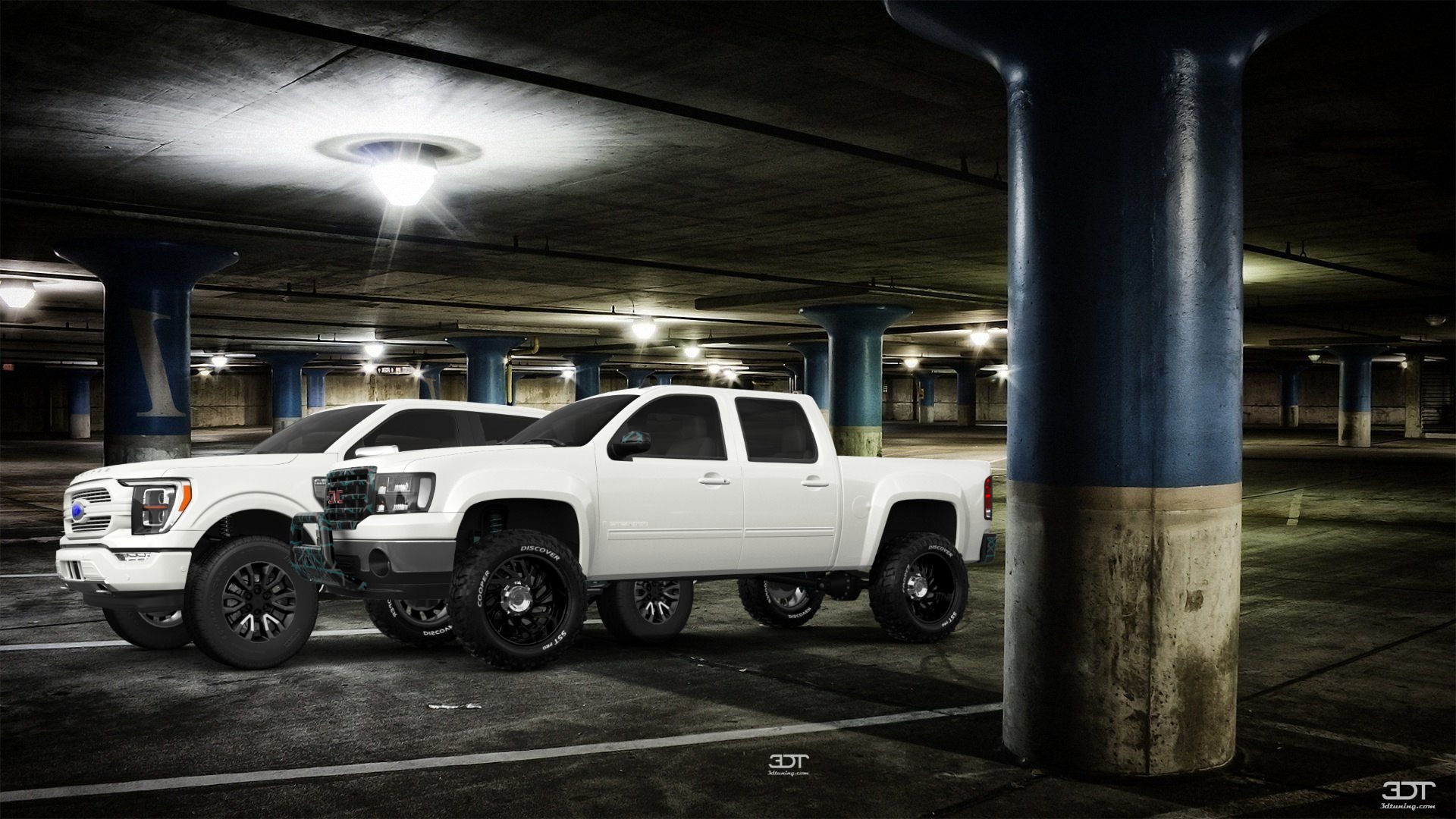 GMC Sierra 1500 Crew Cab 5.8 ft box 4 Door pickup truck 2007