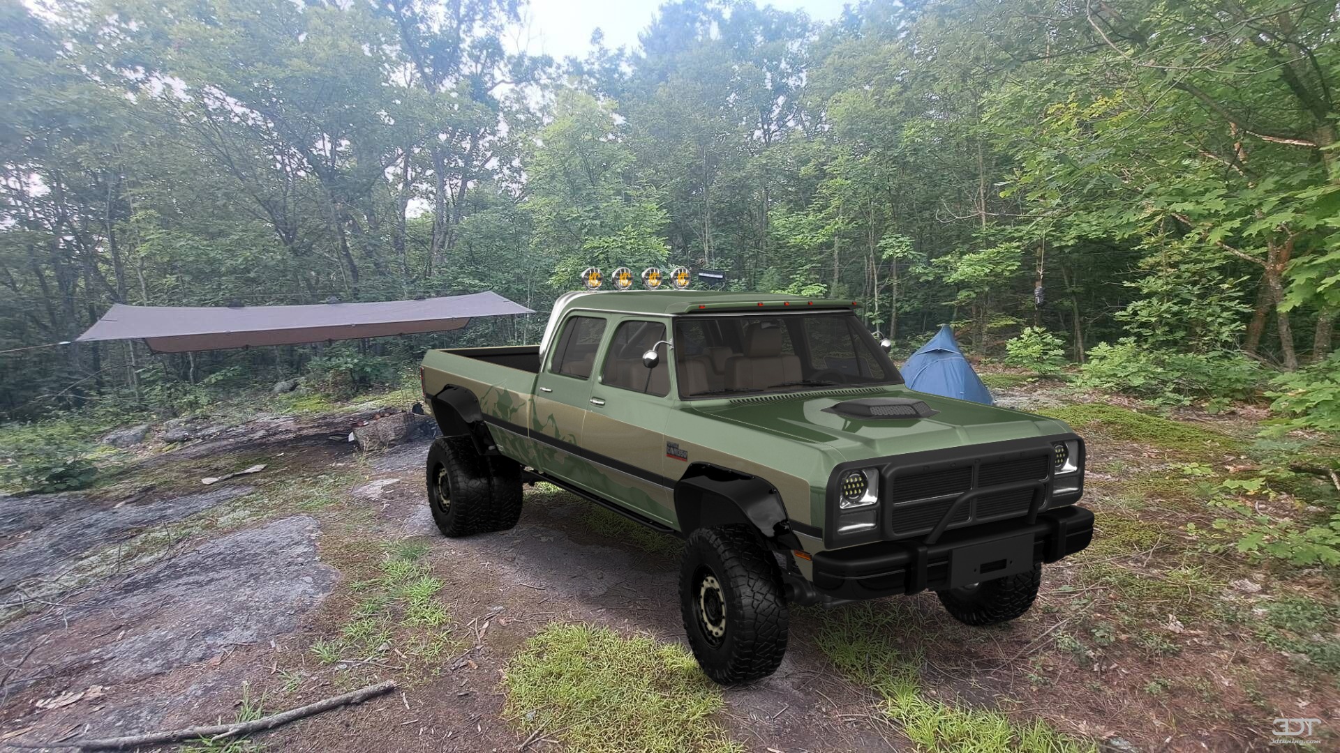 Dodge Ram 350 4 Door pickup truck 1991