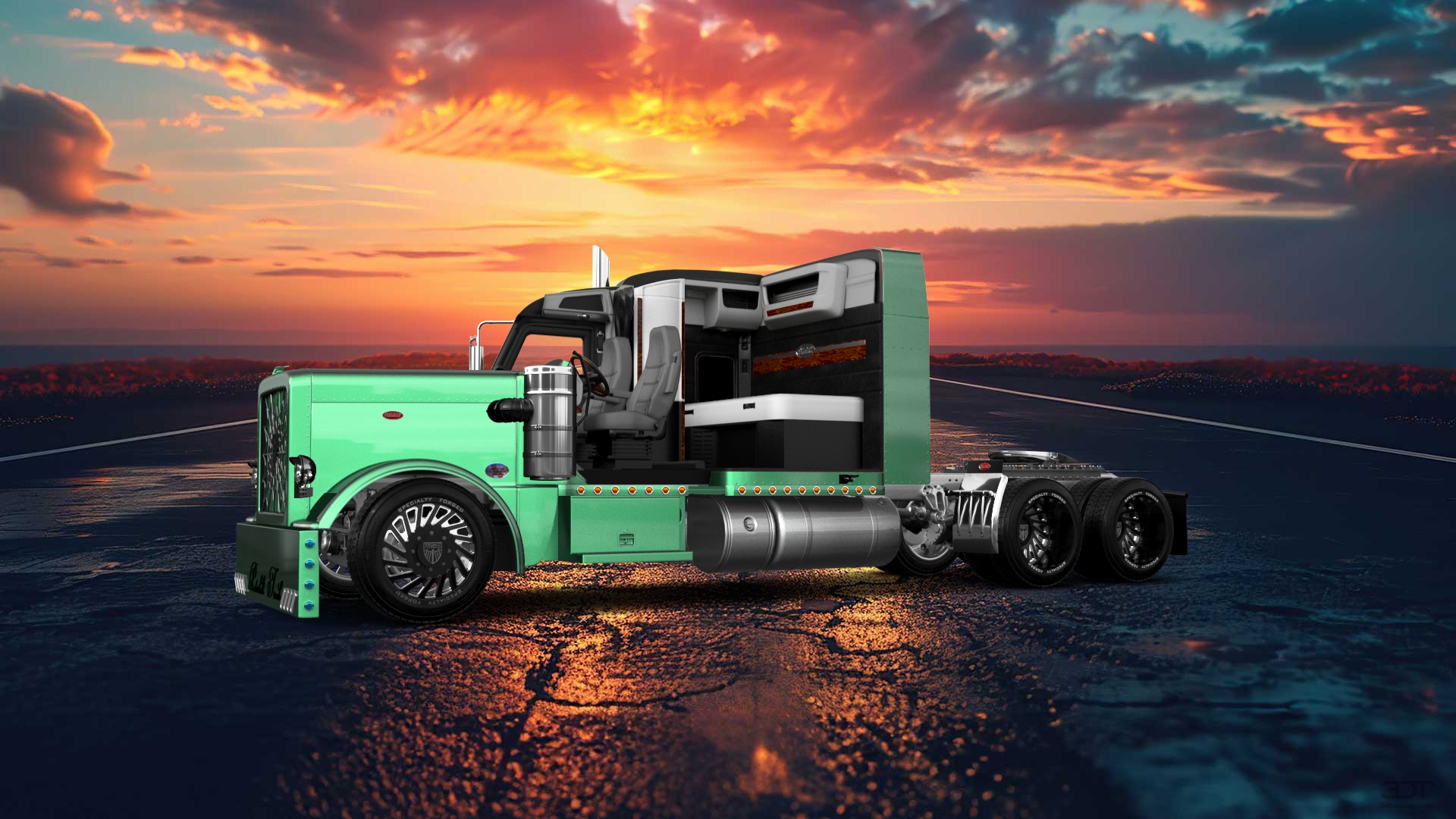 Peterbilt 589 Sleeper Cab Truck 2024 tuning