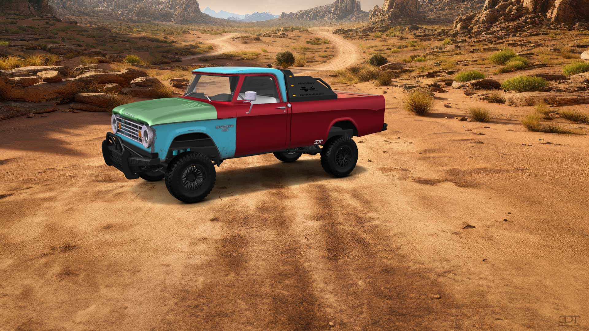 Dodge Power Wagon W200 2 Door pickup truck 1966 tuning