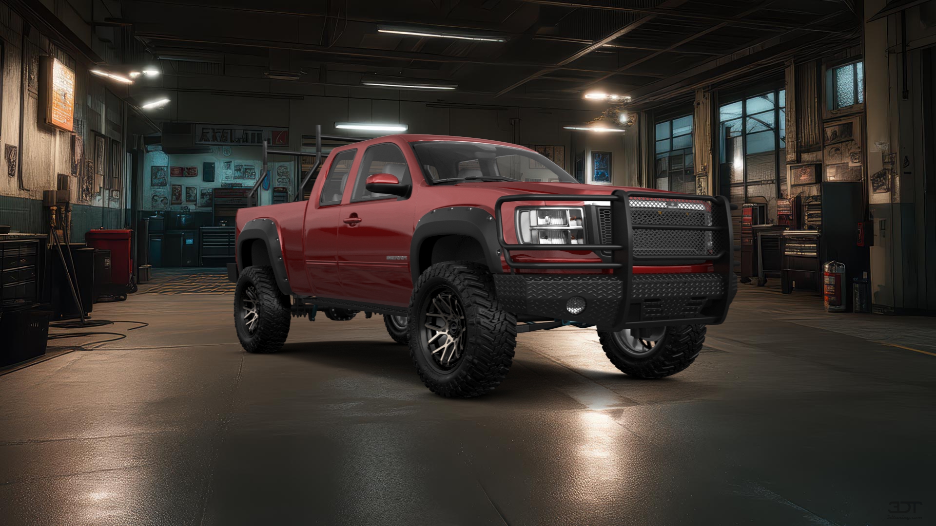 GMC Sierra 1500 Double Cab 6.6 ft box 2 Door truck 2007 tuning