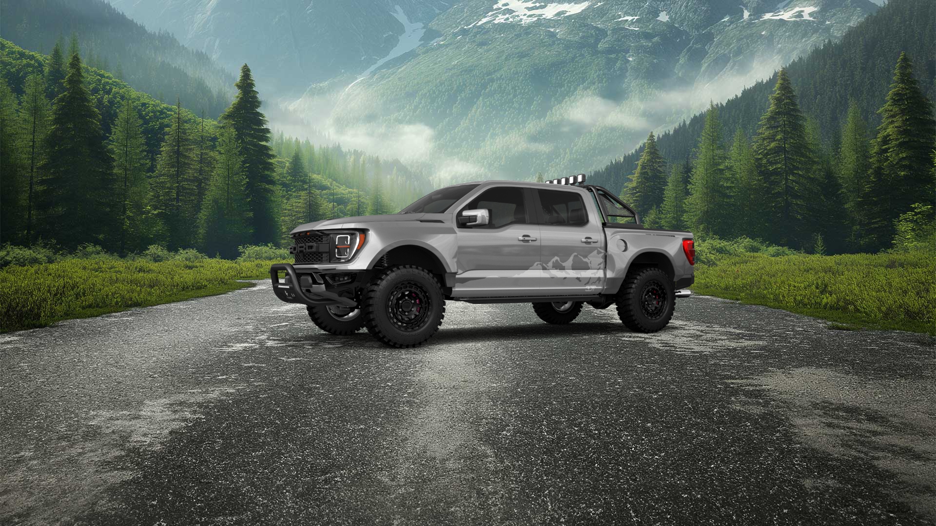Ford F-150 Raptor 4 Door pickup truck 2021