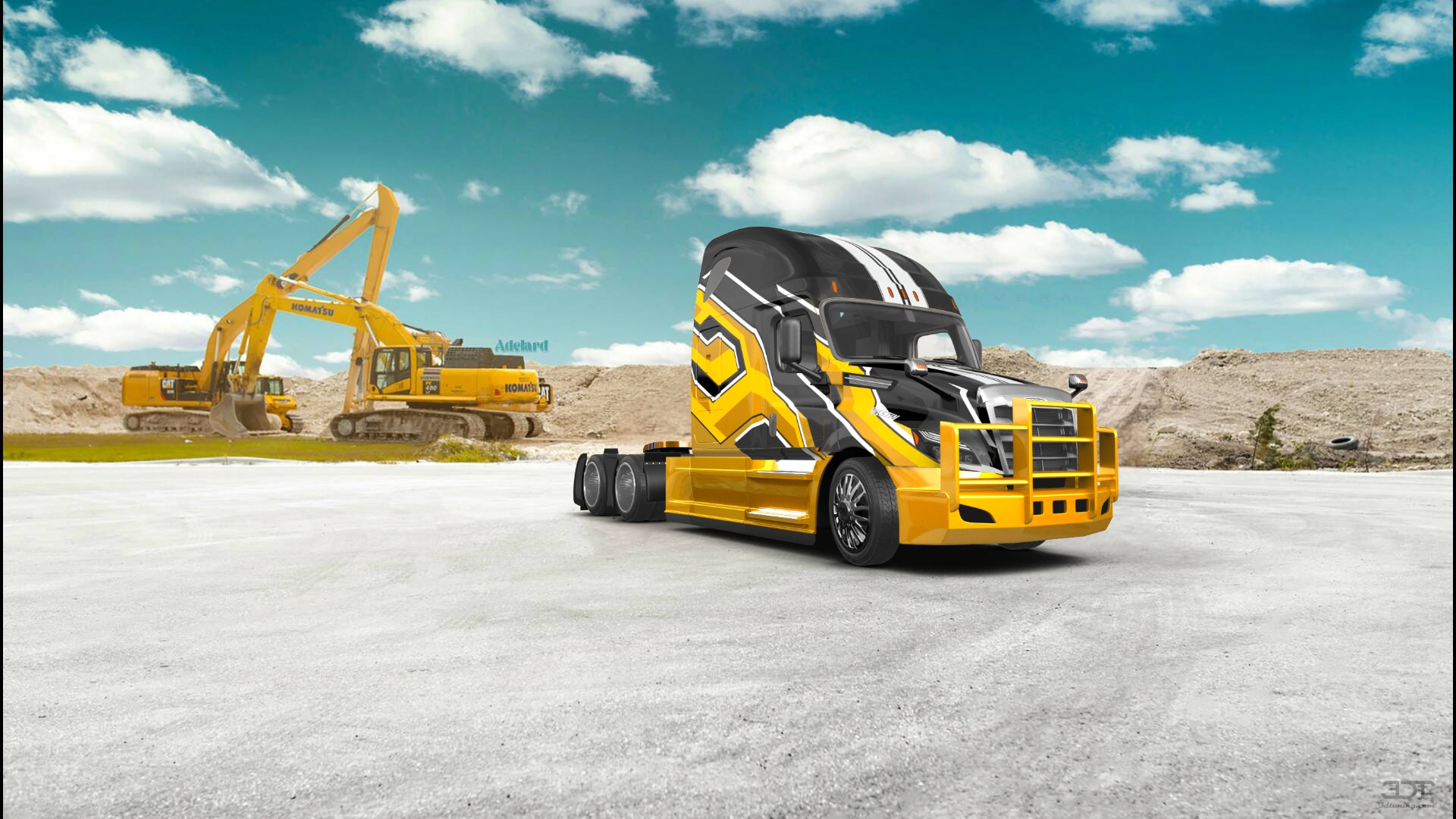 Freightliner Cascadia Sleeper Cab Truck 2018
