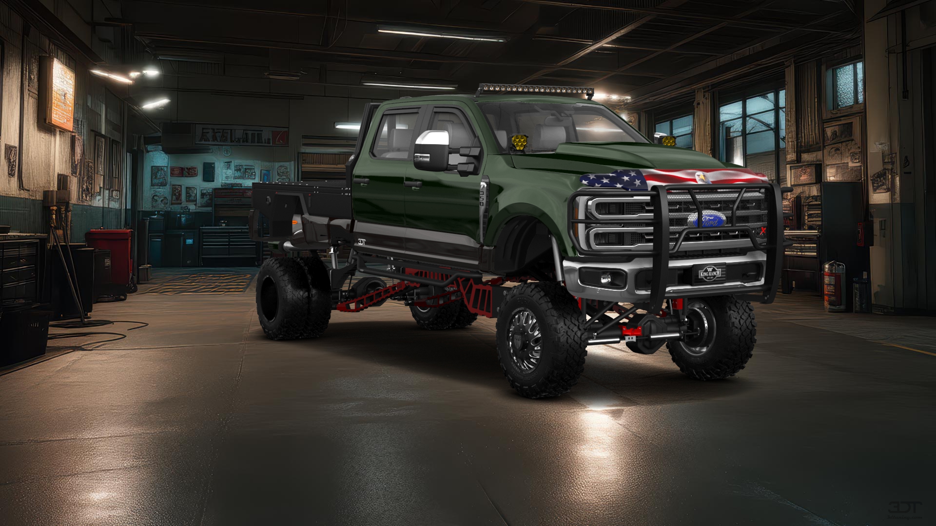 Ford F-350 DRW Crew Cab 4 Door pickup truck 2023 tuning