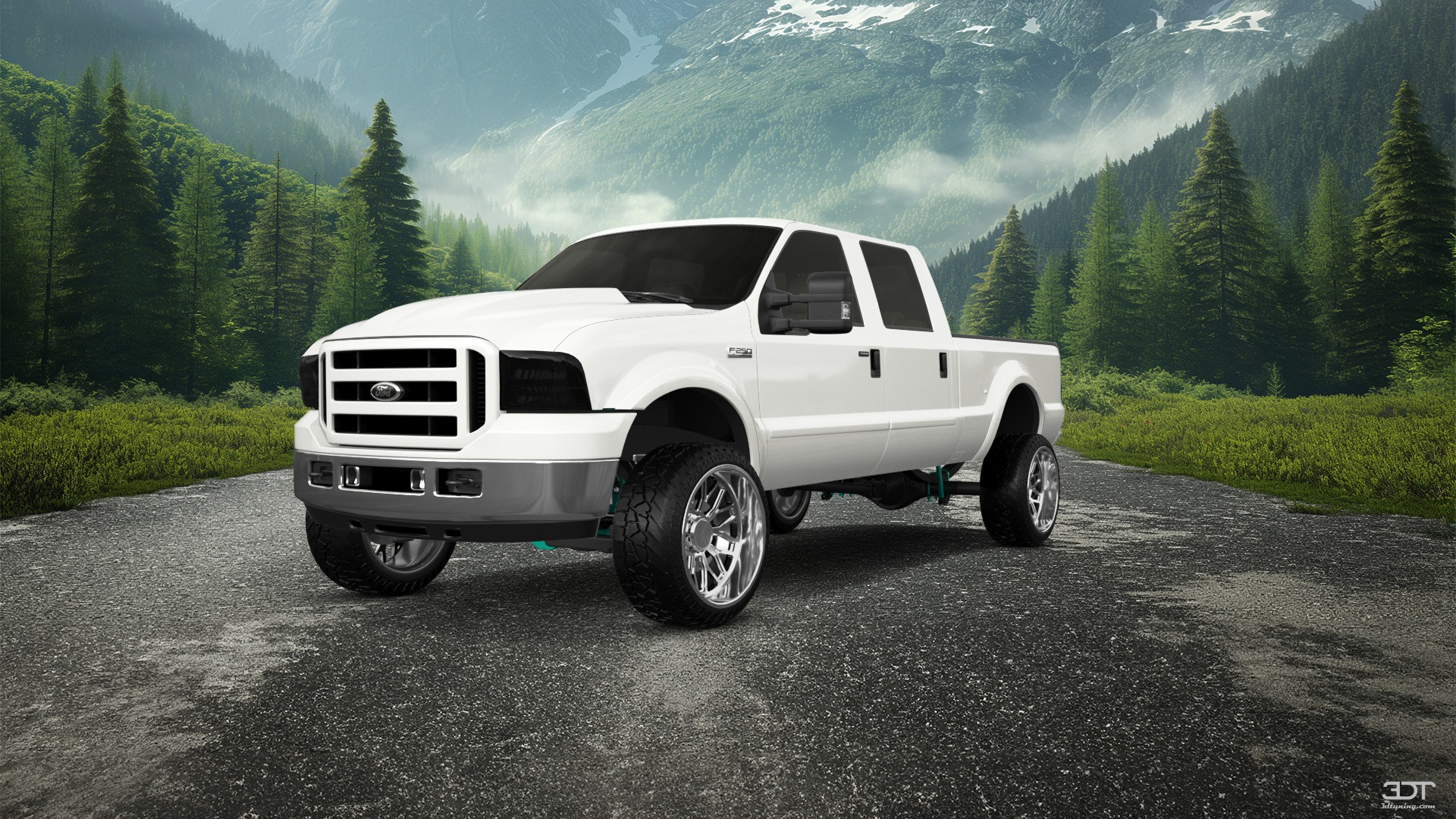 Ford F-250 Crew Cab 4 Door pickup truck 1999