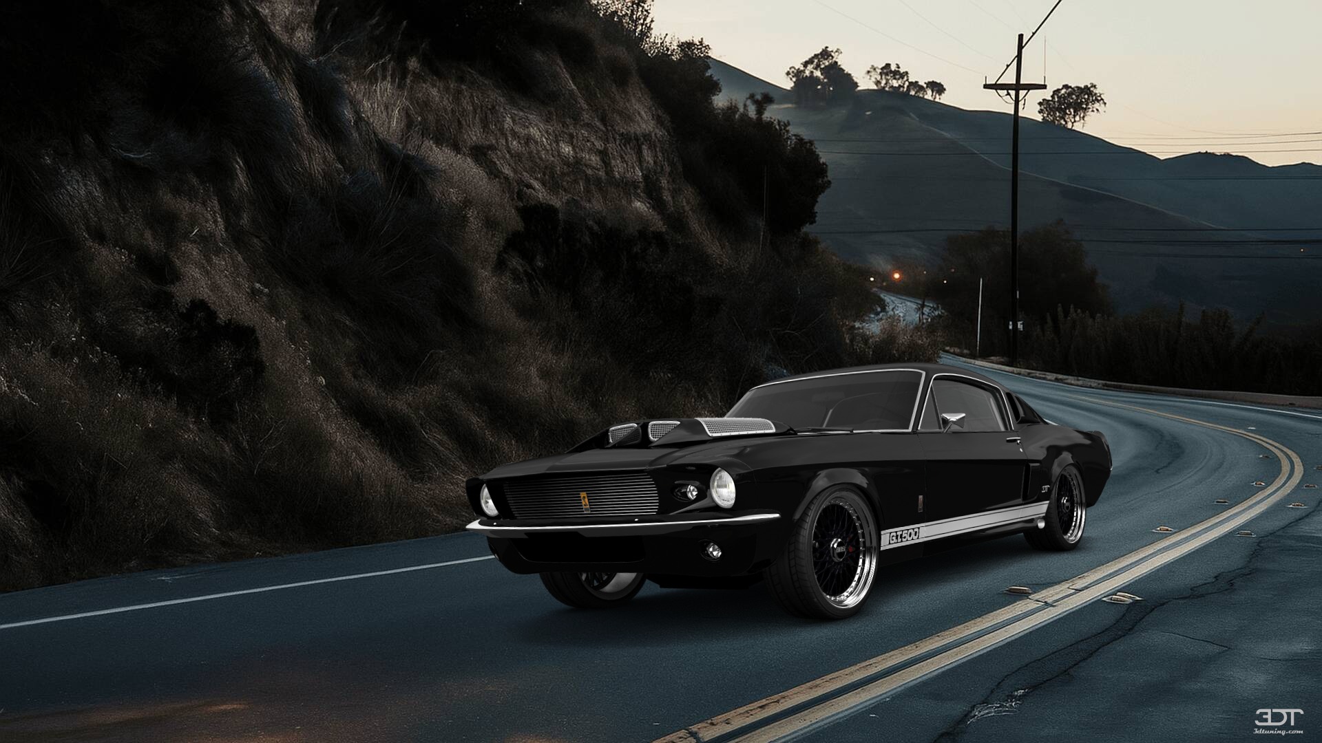 Mustang GT500 2 Door Coupe 1968 tuning