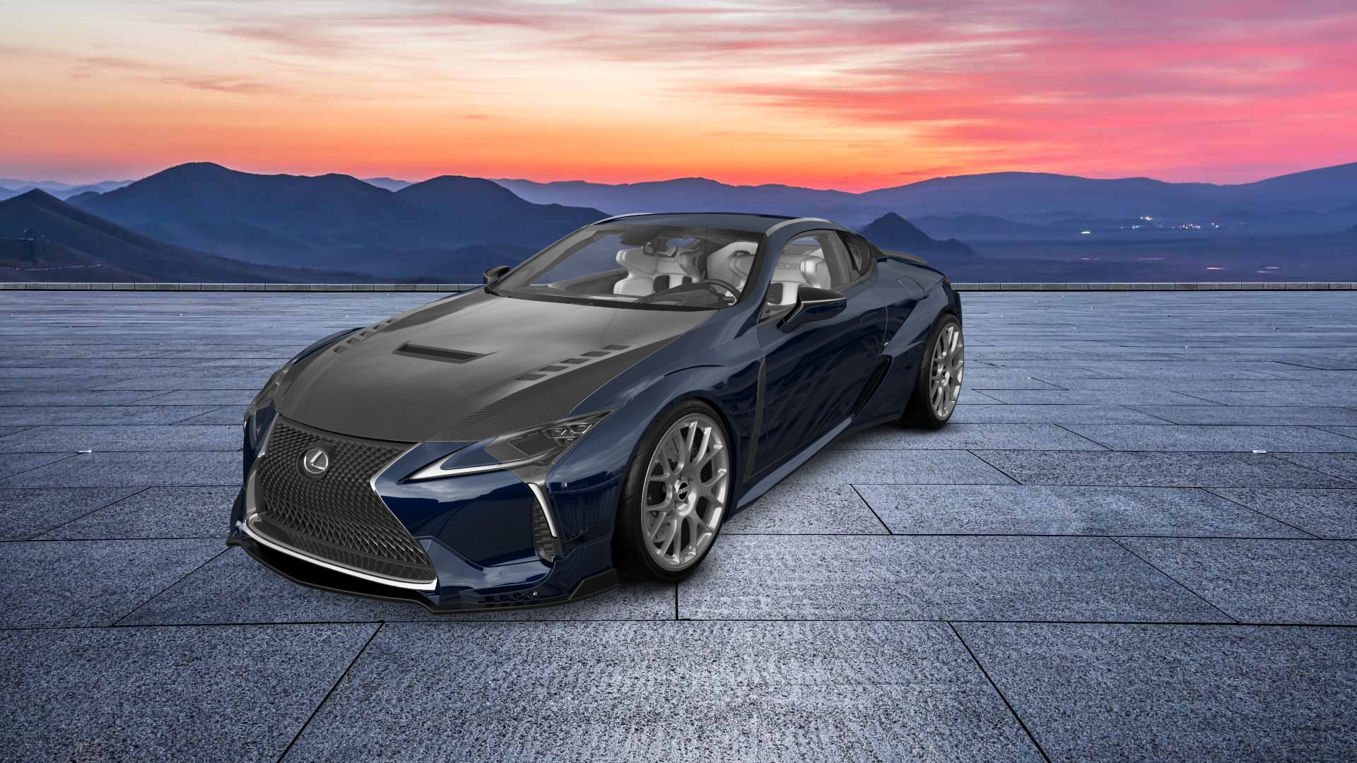 Lexus LC500 2 door fastback coupe 2017 tuning