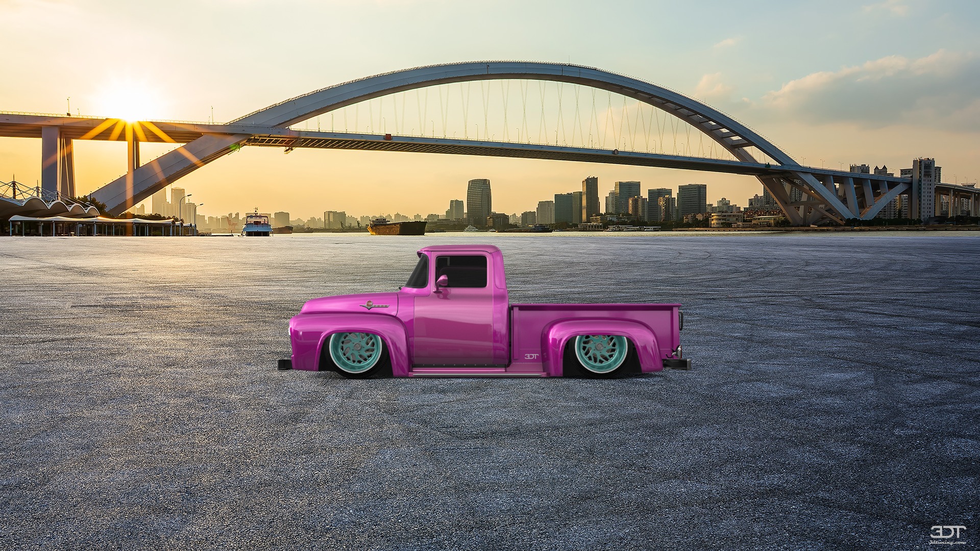 Ford F-100 2 Door truck 1956 tuning