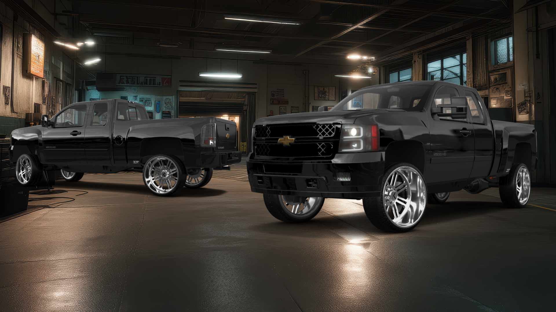 Chevrolet Silverado 2500 HD Extended Cab Pickup Truck 2007 tuning