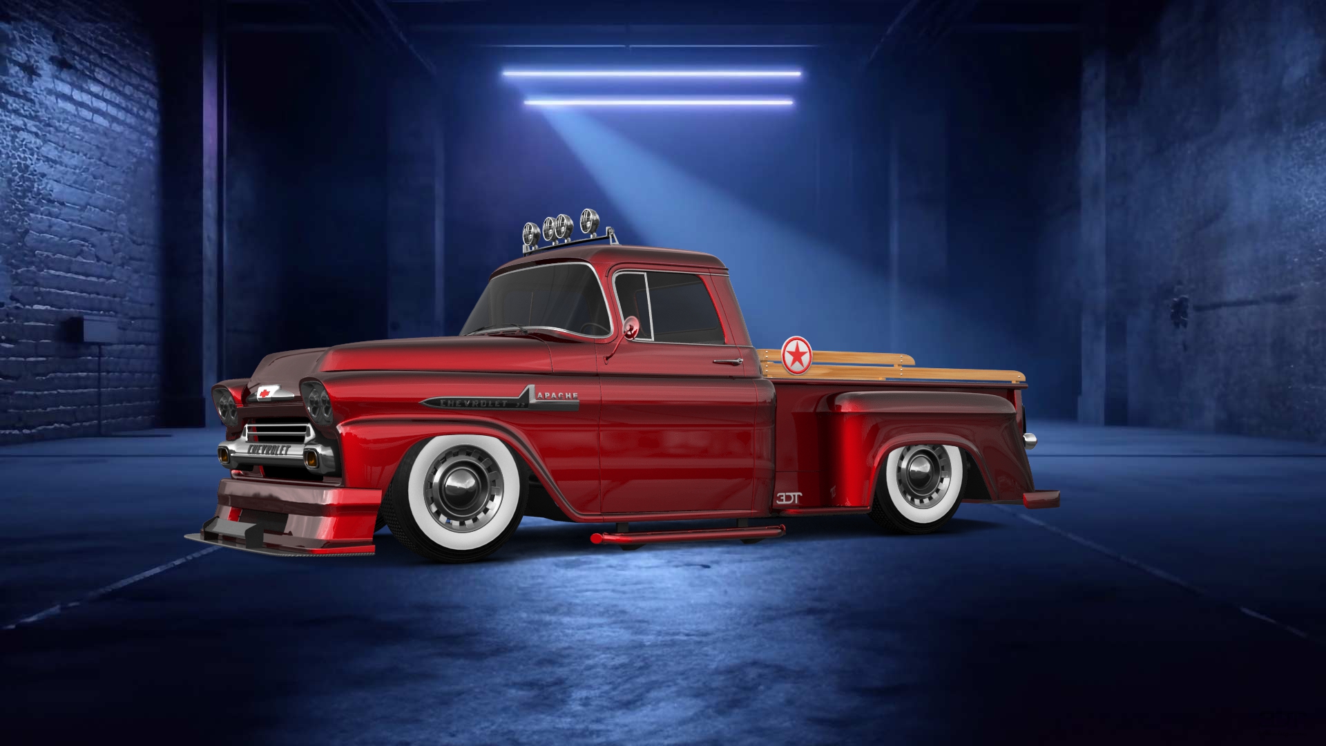 Chevrolet Apache Stepside 2 Door pickup truck 1959 tuning