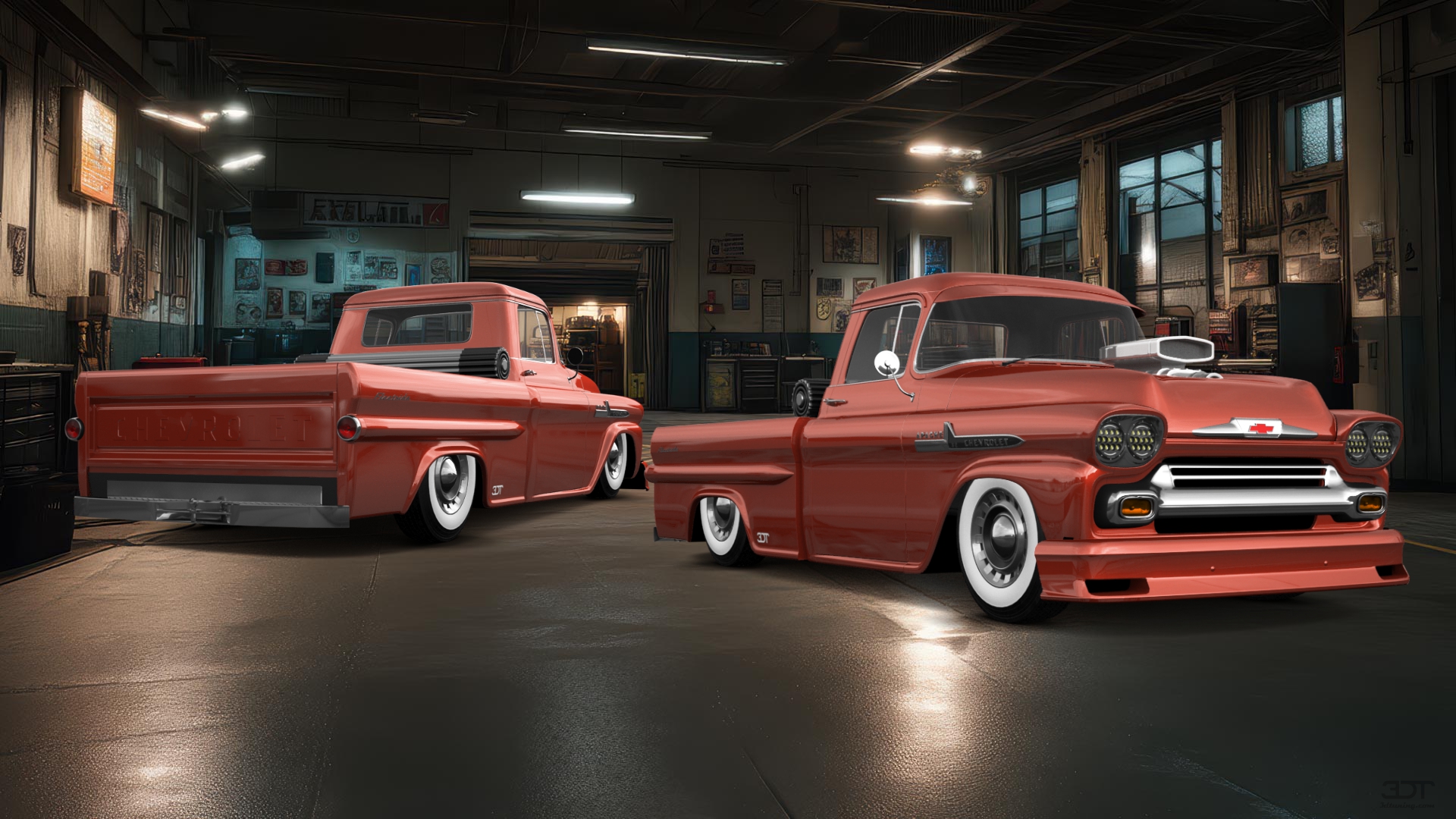 Chevrolet Apache 2 Door pickup truck 1958 tuning