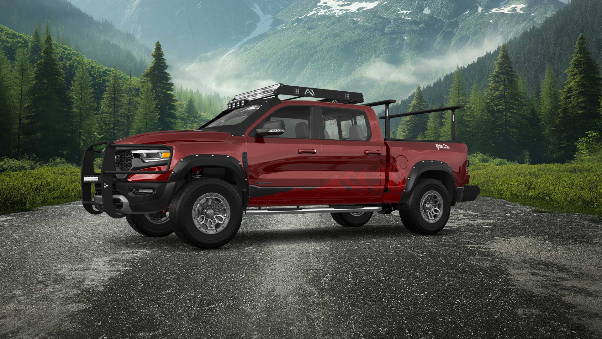 Dodge Ram 1500 TRX 4 Door pickup truck 2021 tuning