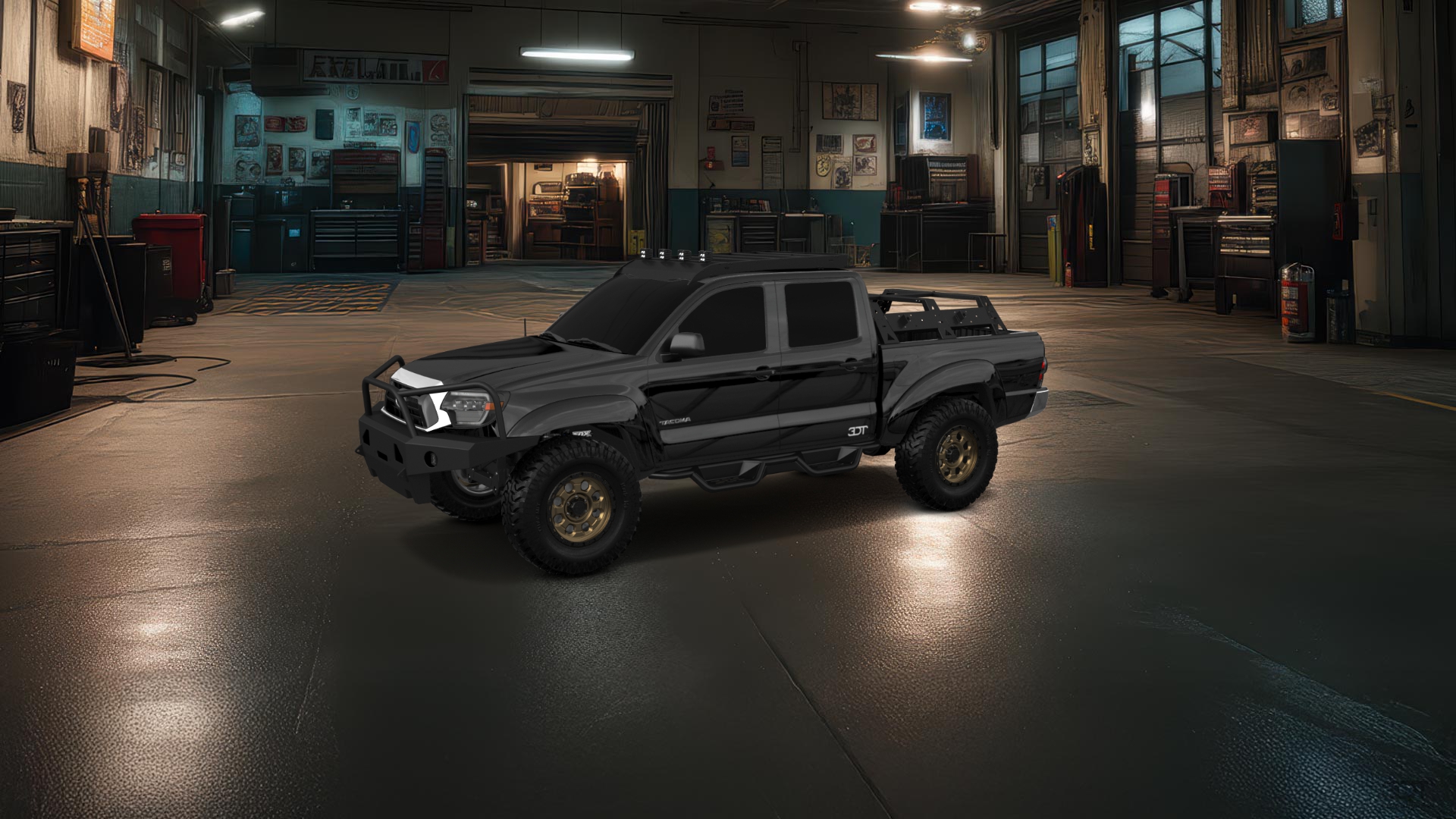 Toyota Tacoma Crew Cab 5.1 ft box 4 Door pickup truck 2012 tuning