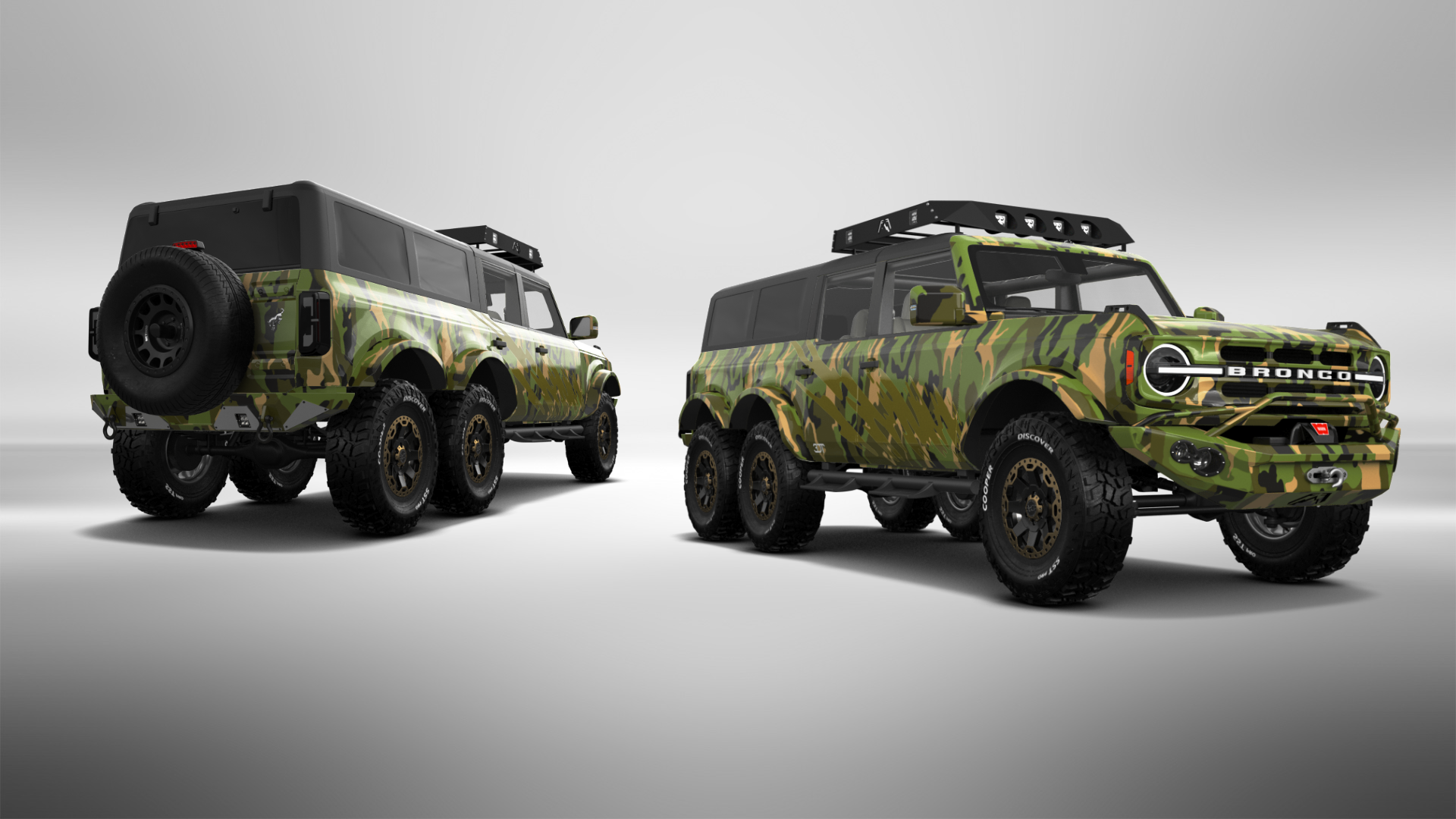 Ford Bronco 6X6 4 Door pickup truck 2021