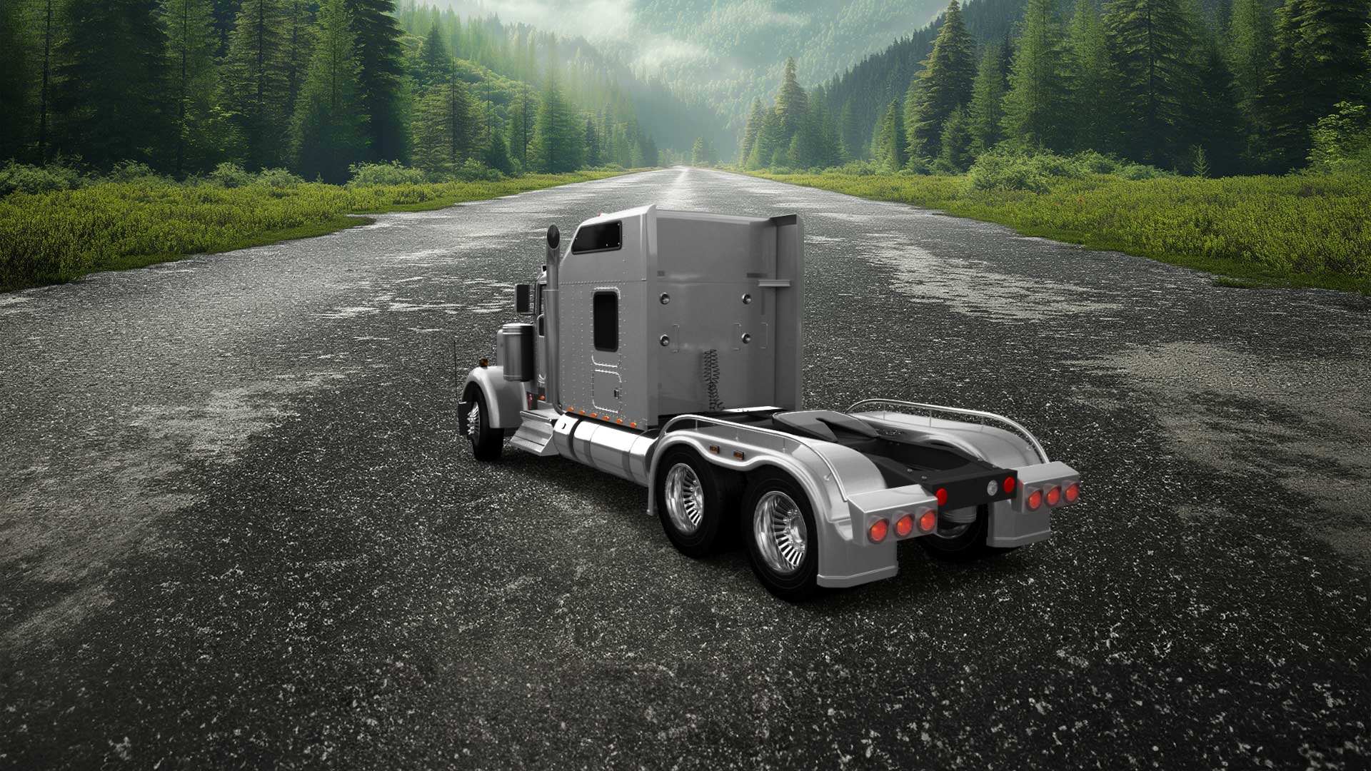 Kenworth W900 Sleeper Cab Truck 2015