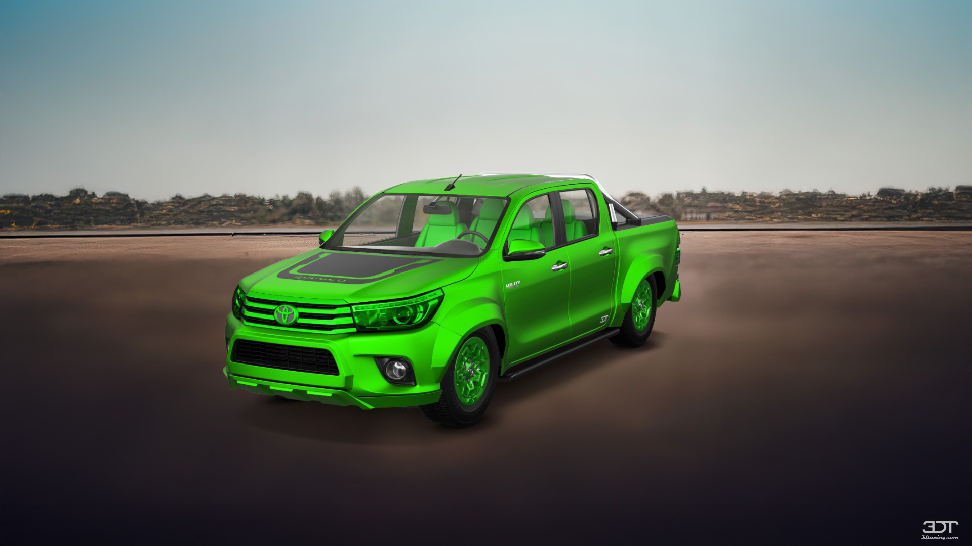 Toyota Hilux Double Cab 4 Door pickup truck 2015 tuning