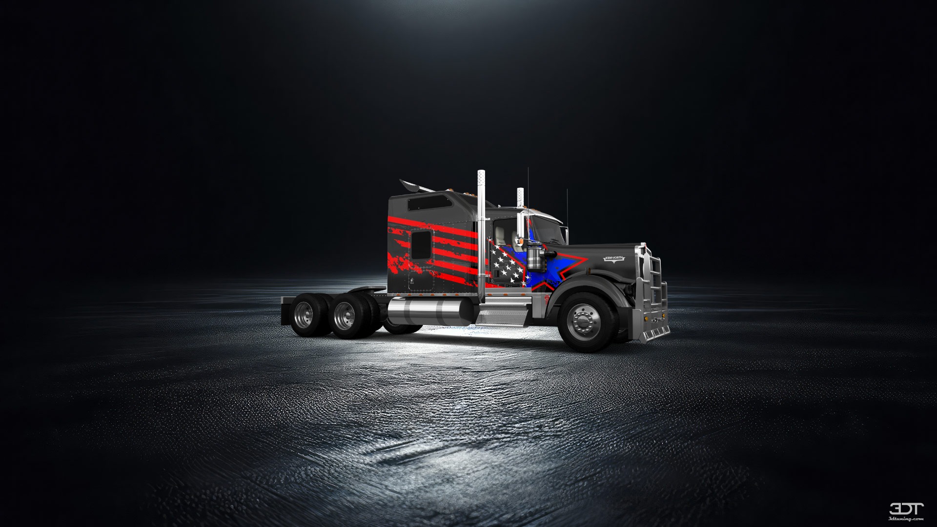 Kenworth W900 Sleeper Cab Truck 2015 tuning