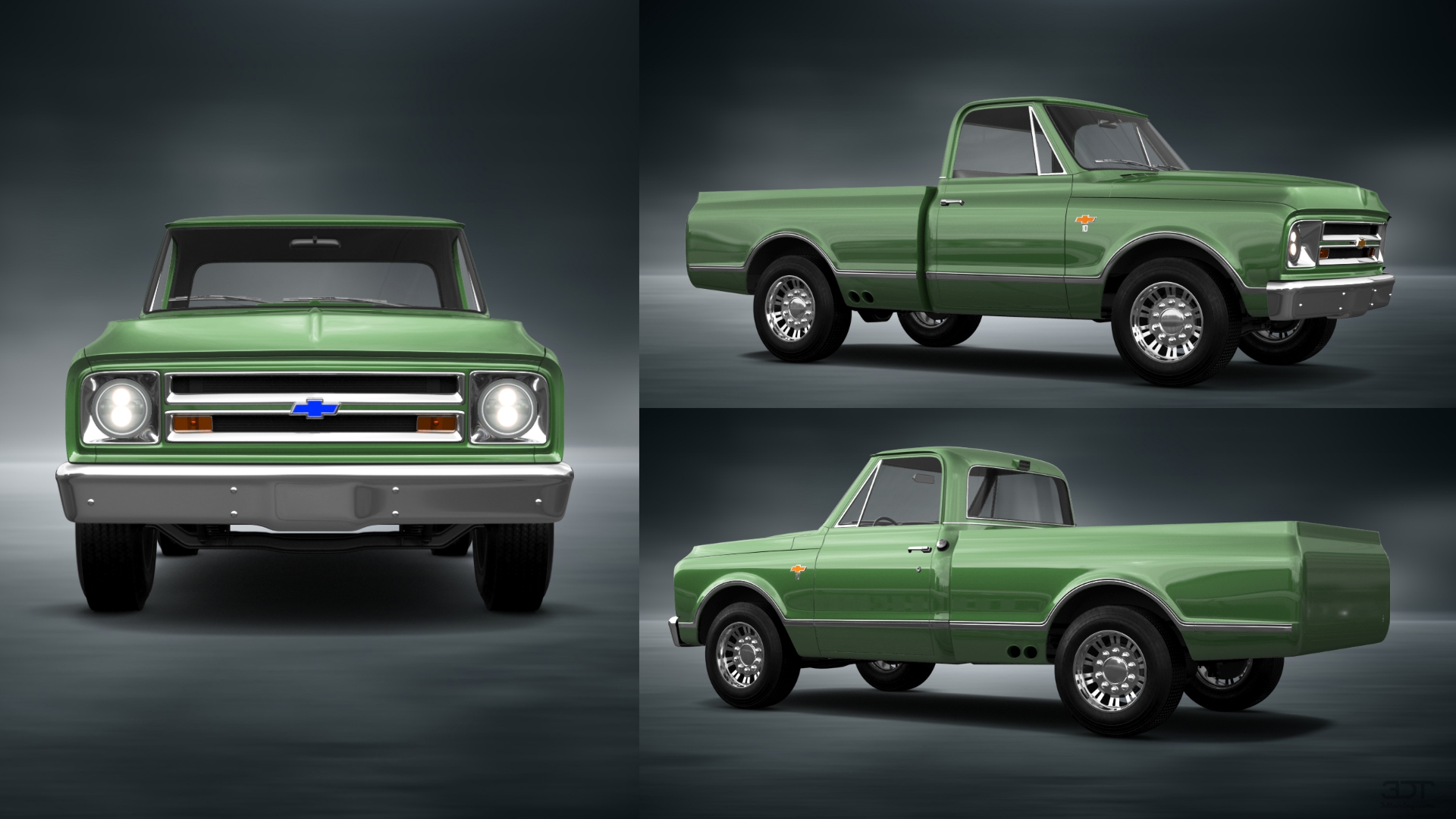 Chevrolet C-10 Cheyenne 2 Door pickup truck 1967 tuning