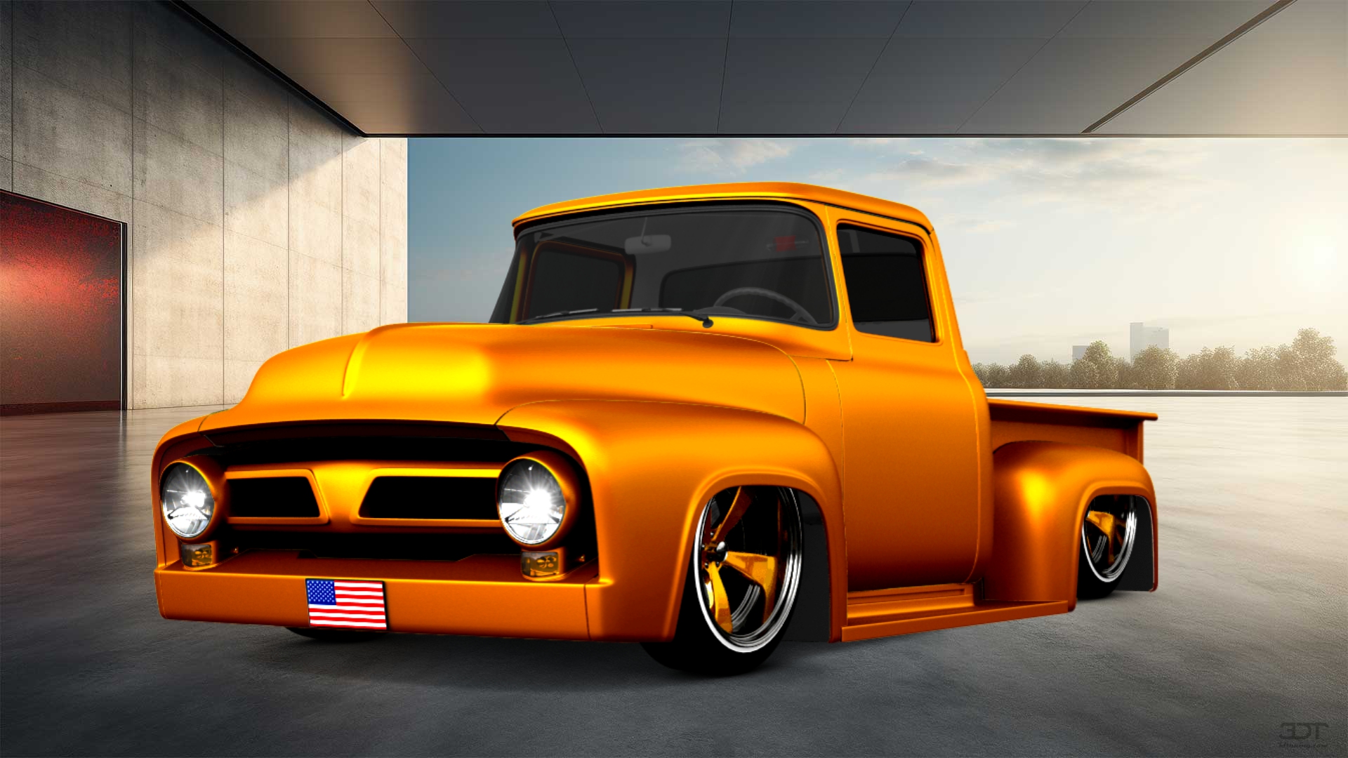 Ford F-100 2 Door truck 1956