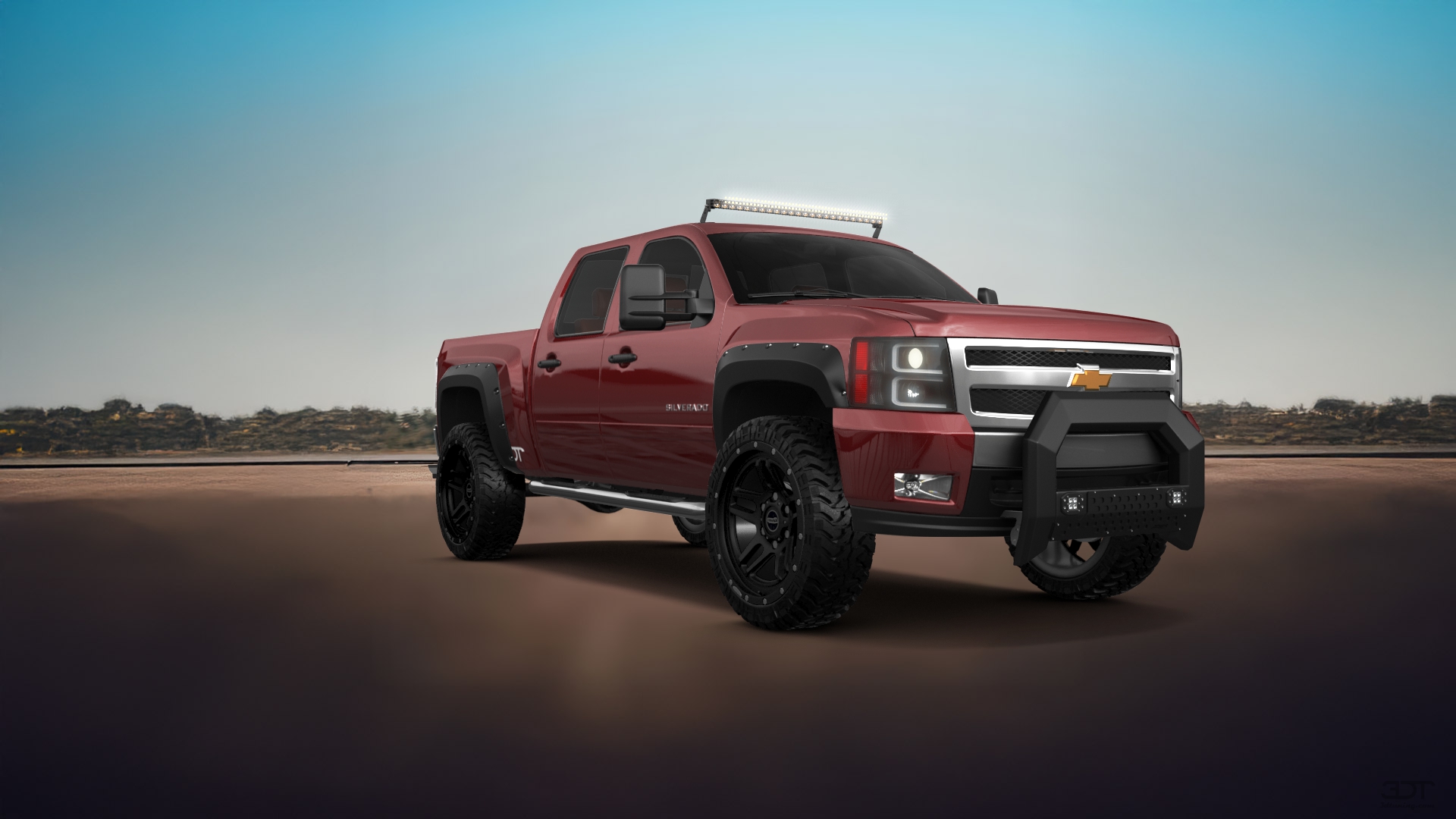 Chevrolet Silverado 1500 Crew Cab 4 Door pickup truck 2007 tuning