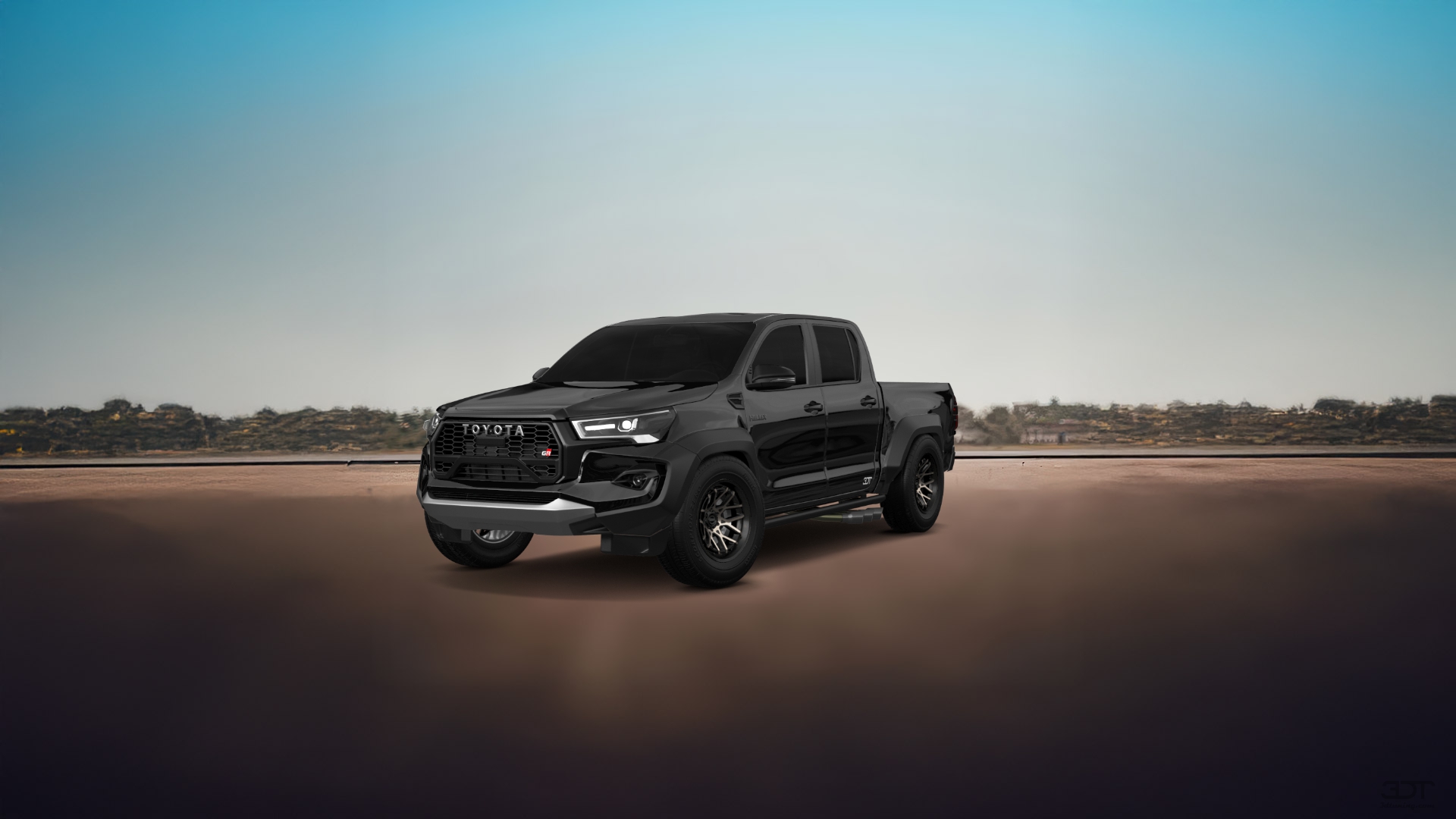 Toyota Hilux Double Cab 4 Door pickup truck 2015 tuning