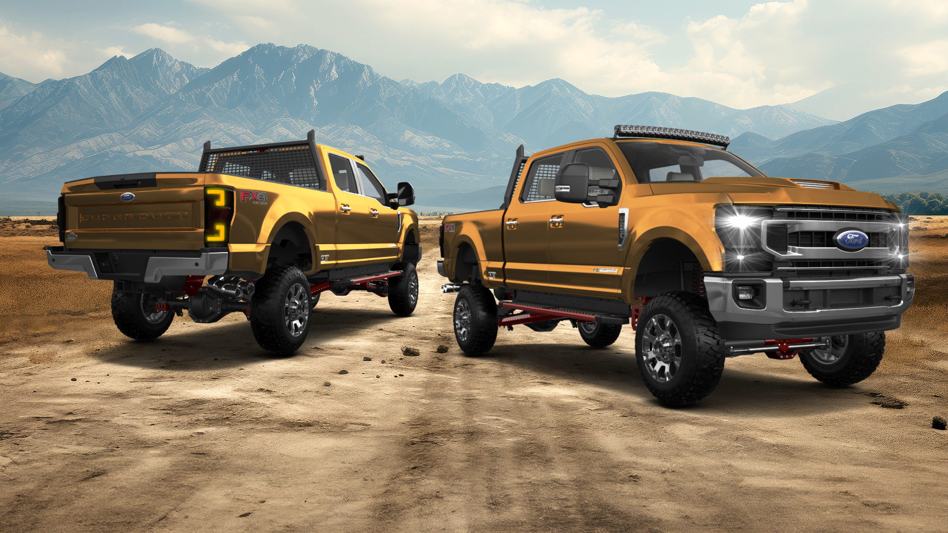 Ford F-250 4 Door pickup truck 2021 tuning