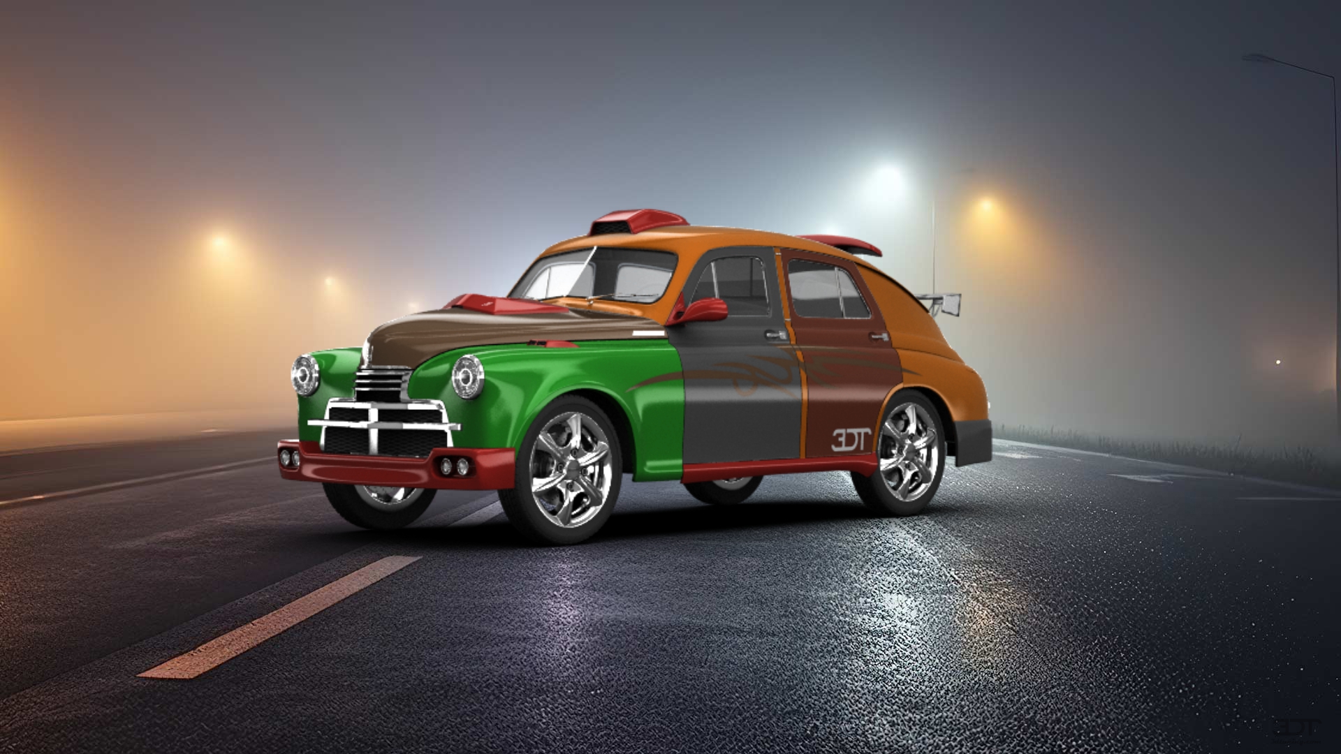 GAZ M20 Pobeda Fastback 1950 tuning