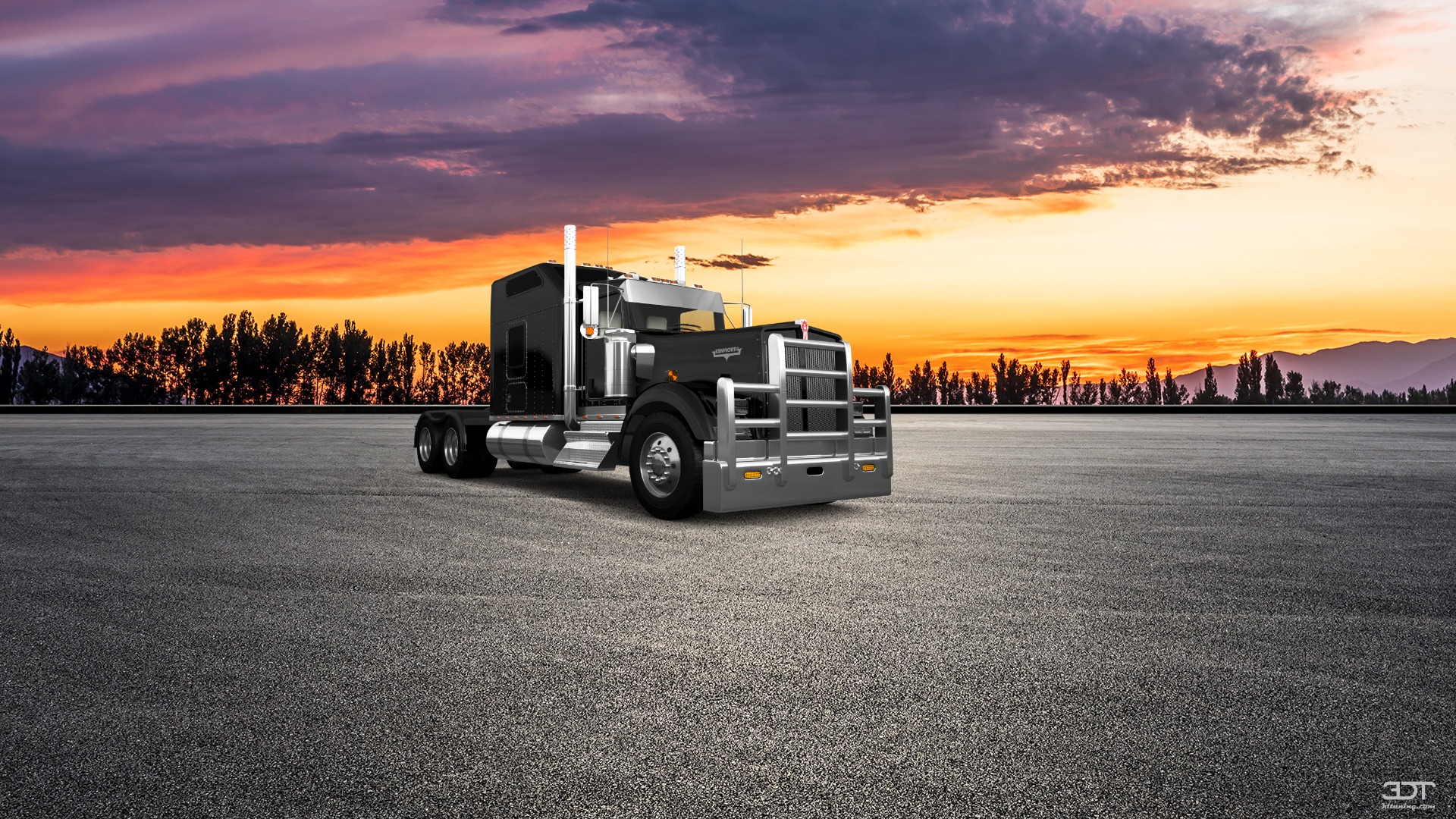 Kenworth W900 Sleeper Cab Truck 2015 tuning