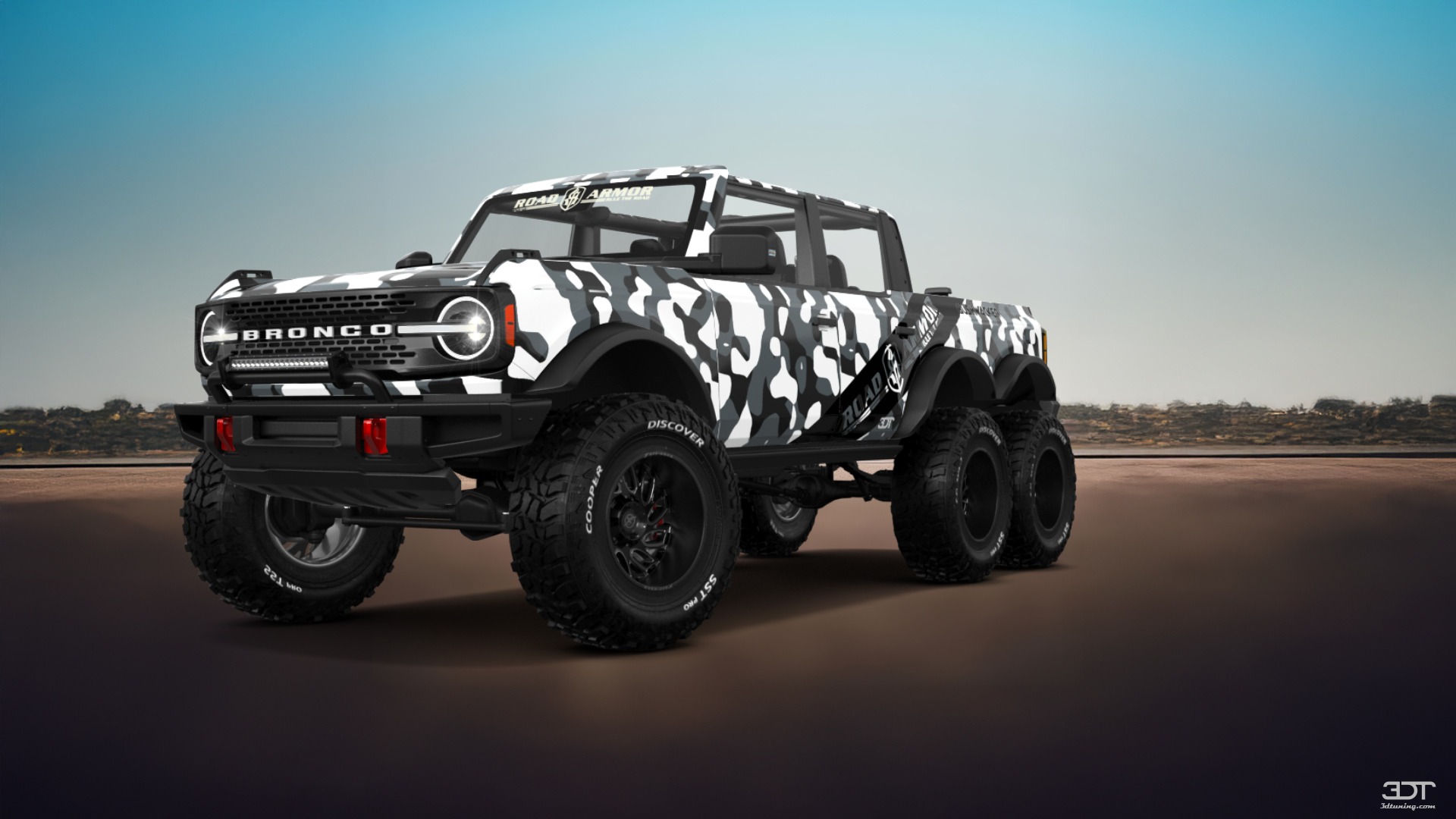 Ford Bronco 6X6 4 Door pickup truck 2021 Images