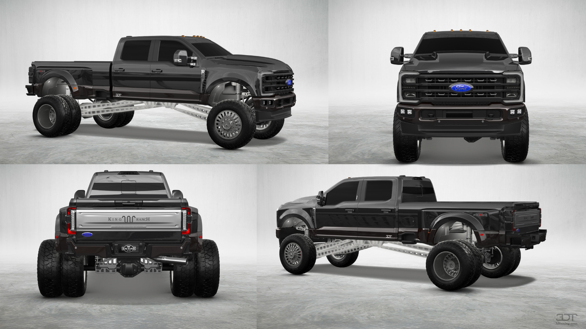 Ford F-350 DRW Crew Cab 4 Door pickup truck 2023 tuning