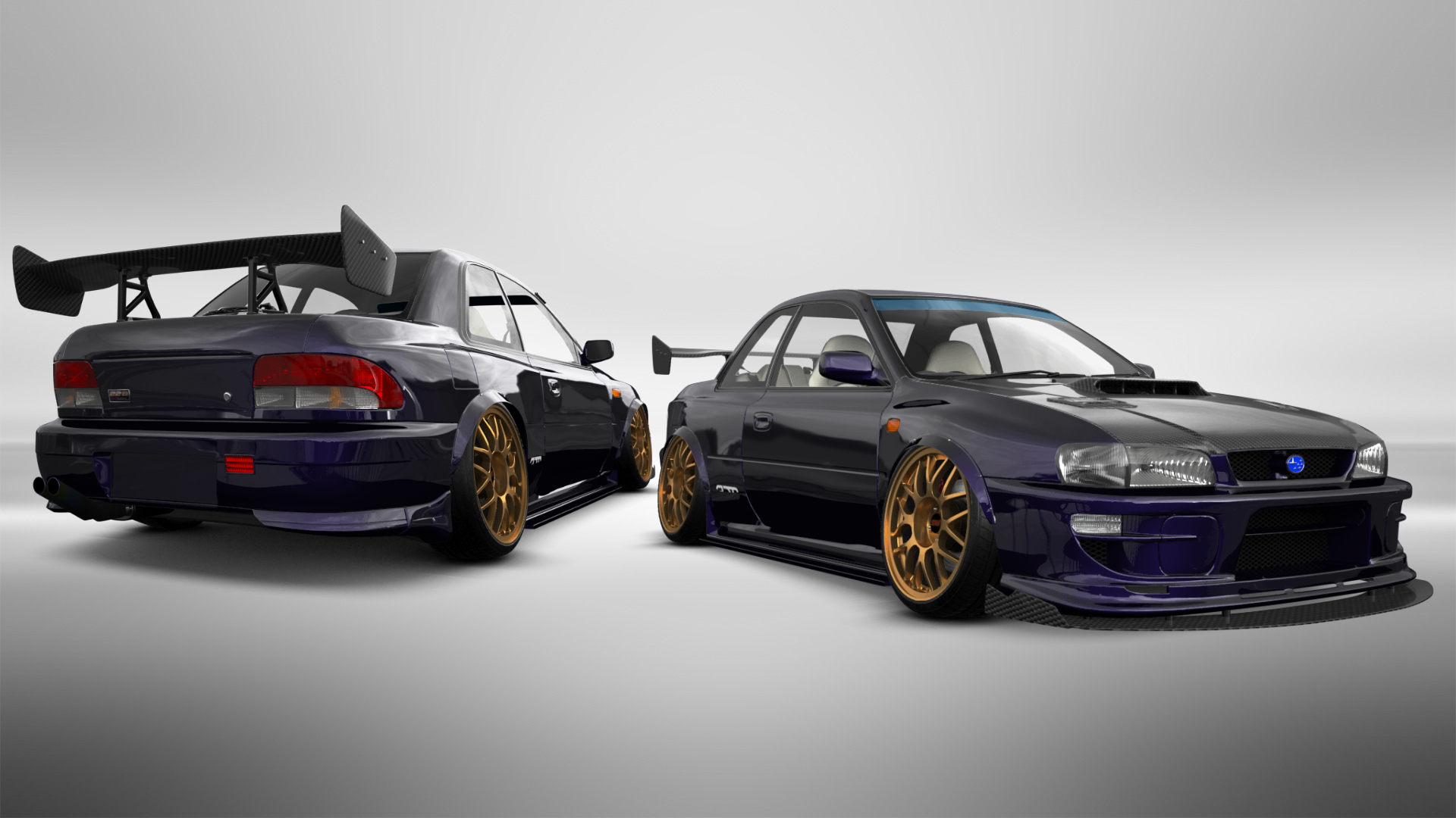 Subaru Impreza WRX STI 22B 2 Door Coupe 2000 tuning