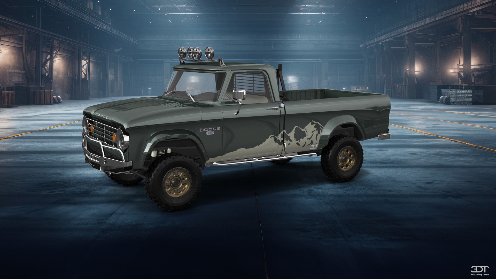 Dodge Power Wagon W200 2 Door pickup truck 1966