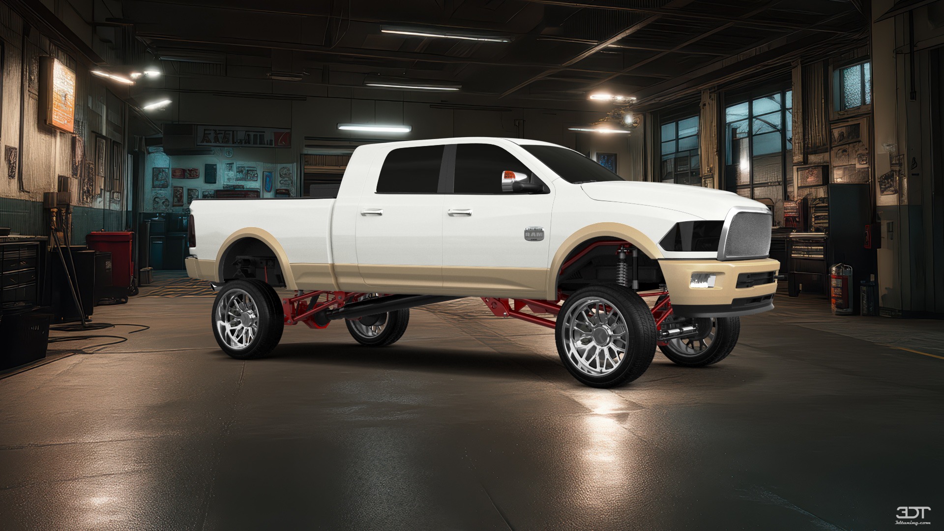 Dodge Ram 2500 Mega Cab 6.4 ft box 4 Door pickup truck 2010 tuning