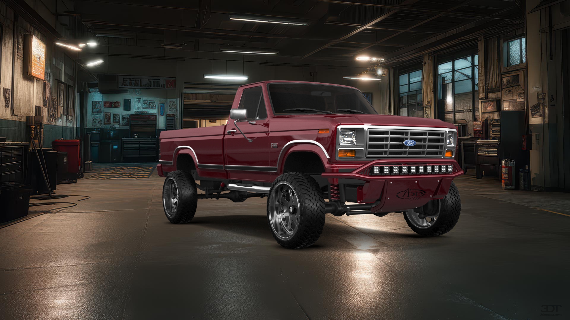 Ford F-150 2 Door pickup truck 1986 tuning